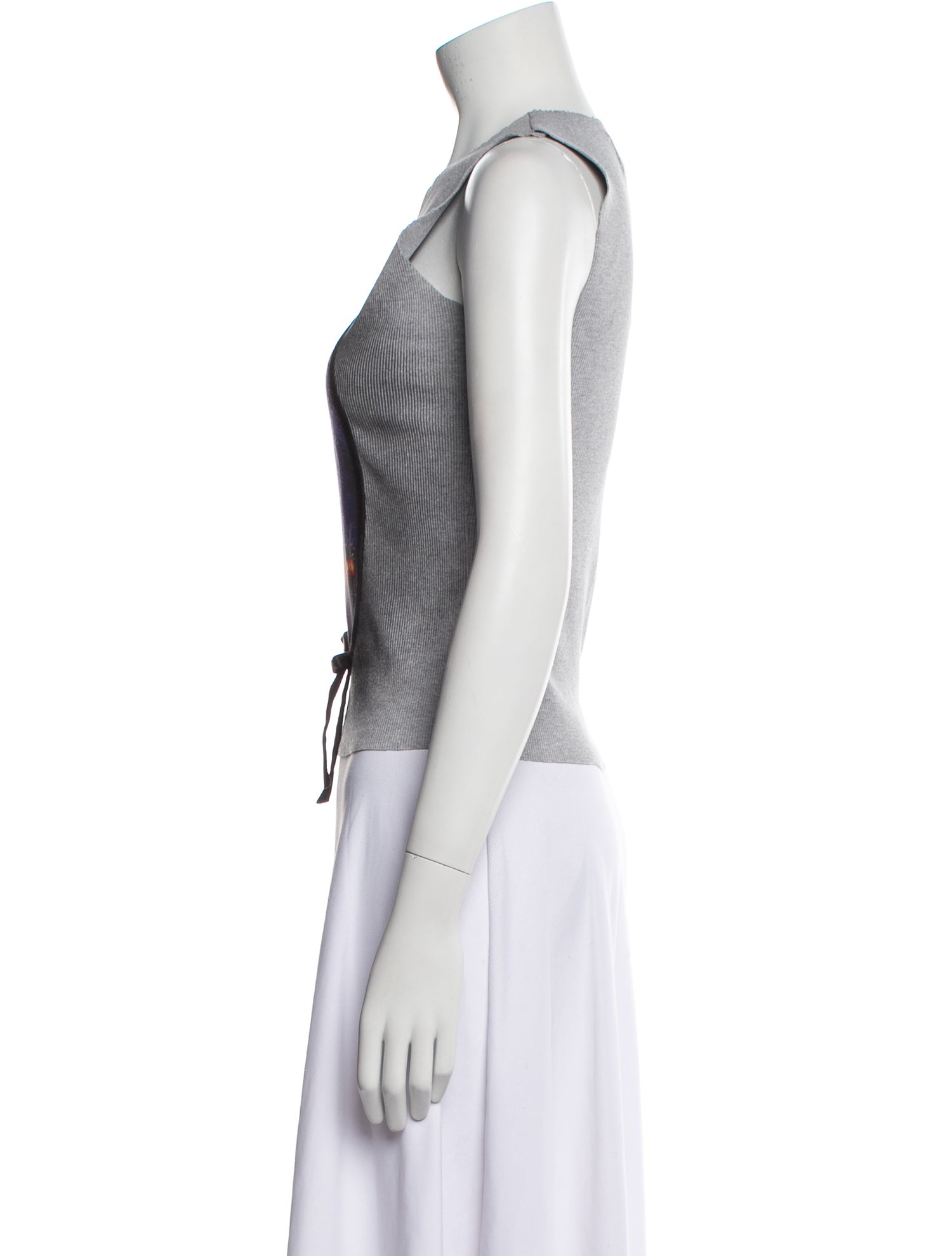 Lirika Matoshi Graphic Print Crew Neck Crop Top