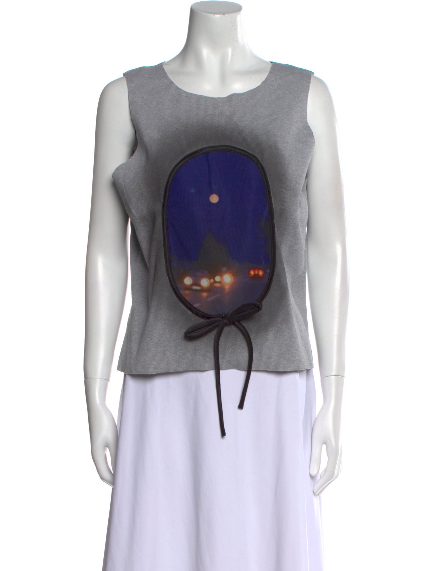 Lirika Matoshi Graphic Print Scoop Neck Top w/ Tags