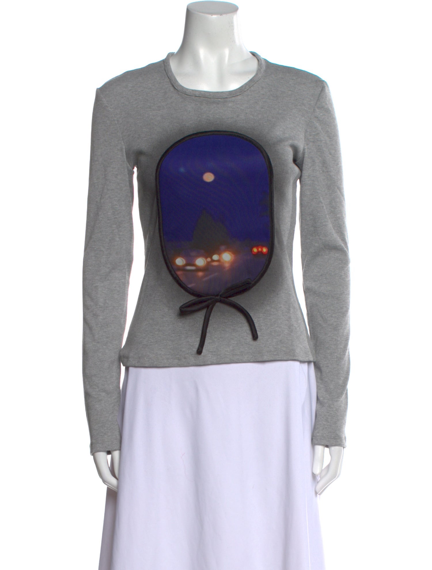 Lirika Matoshi Graphic Print Crew Neck Top w/ Tags