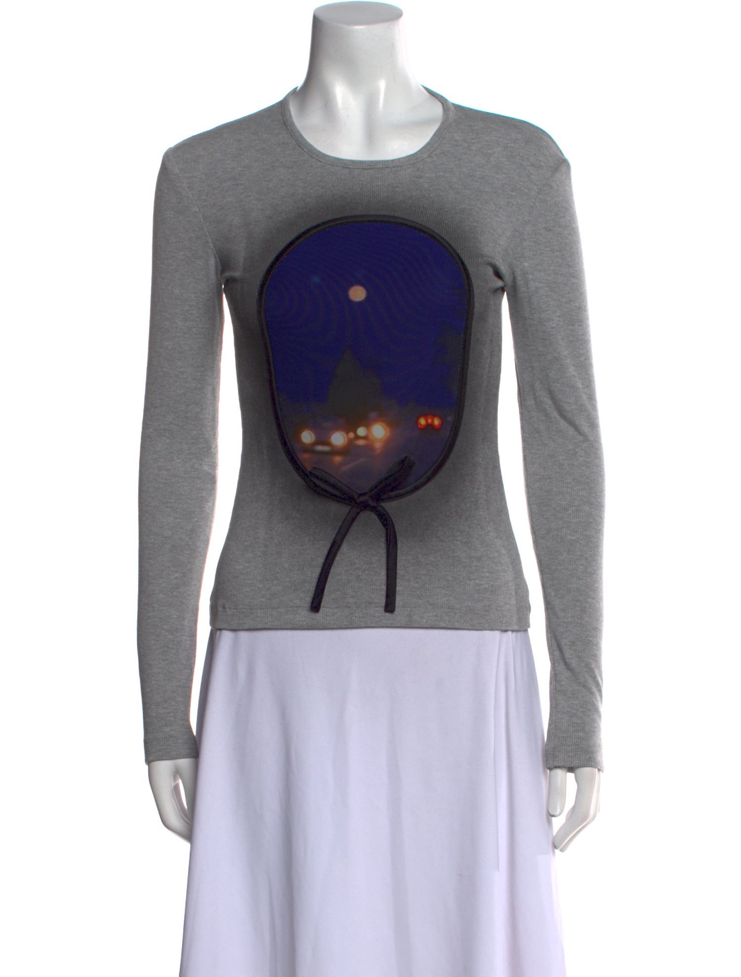 Lirika Matoshi Graphic Print Crew Neck Sweatshirt