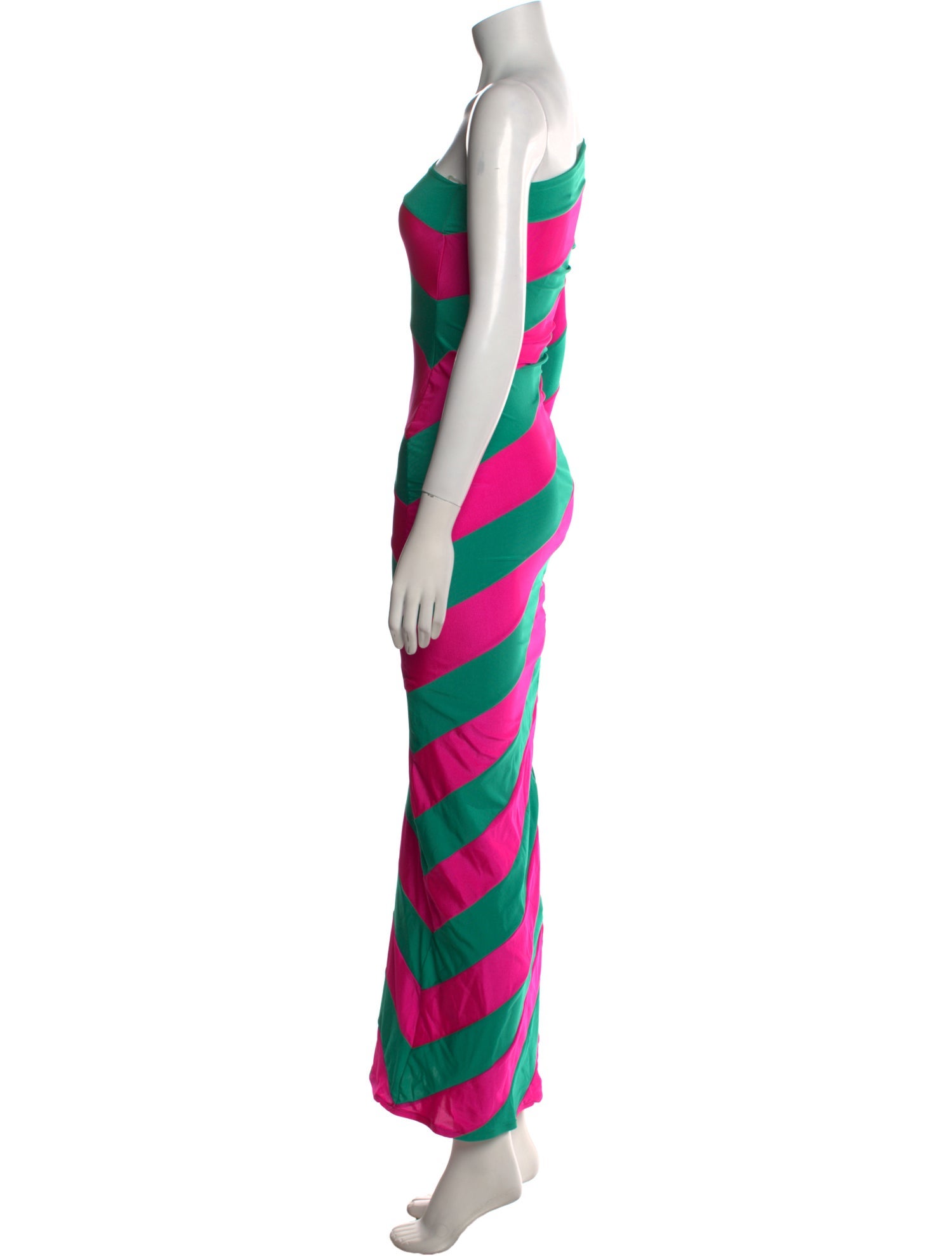 Lirika Matoshi Striped Long Dress