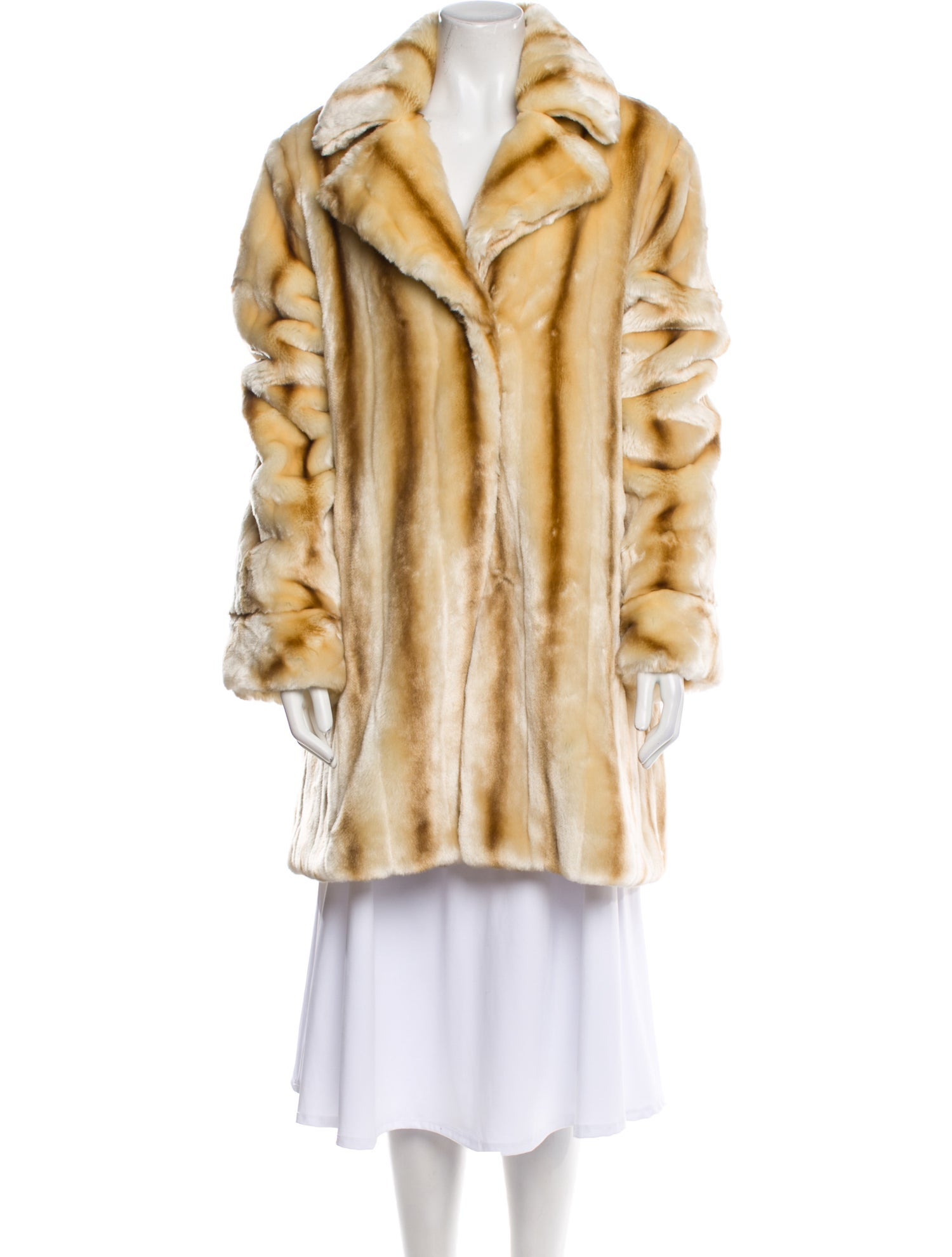 Pamela McCoy Faux Fur Faux Fur Coat