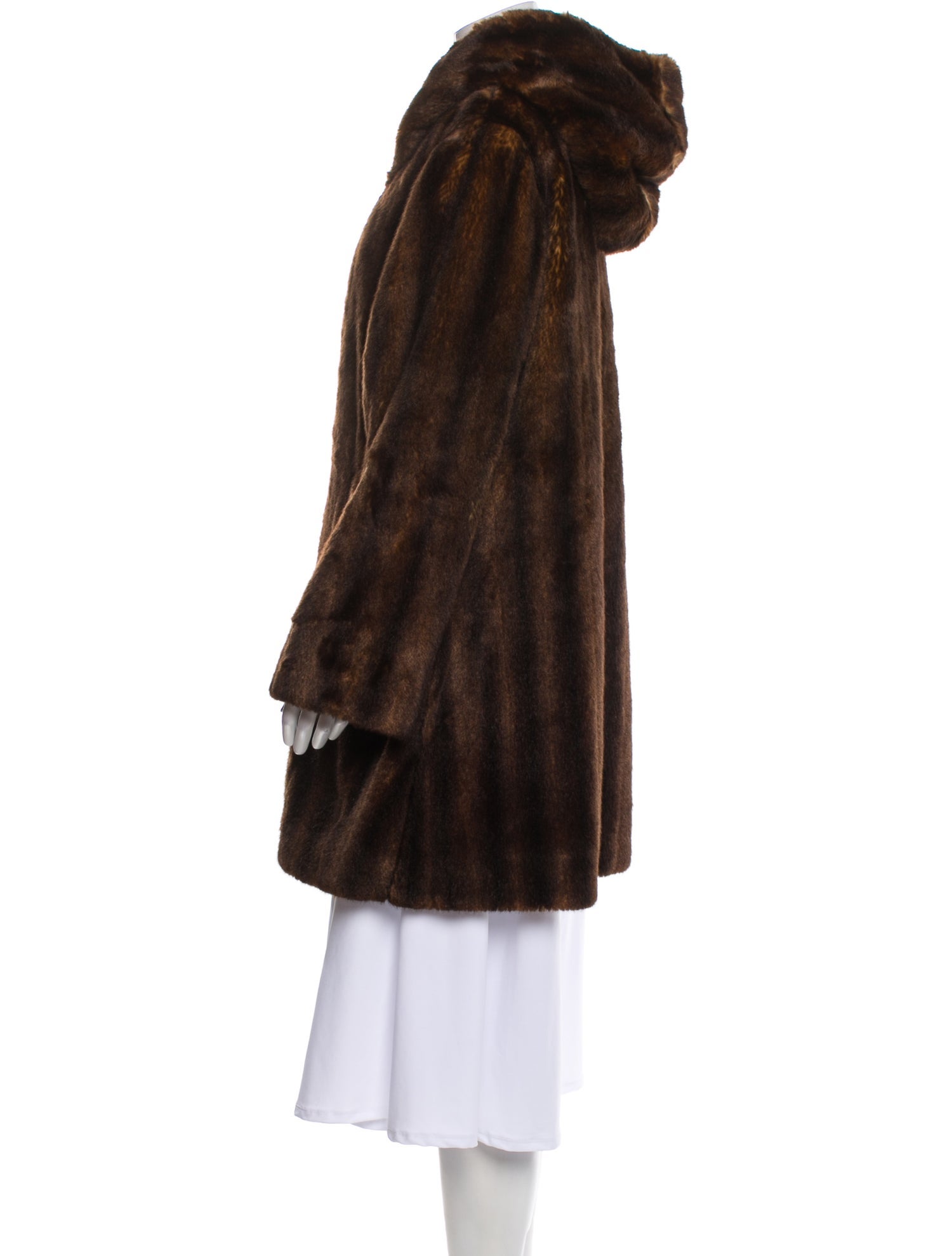 Pamela McCoy Fur Faux Fur Coat