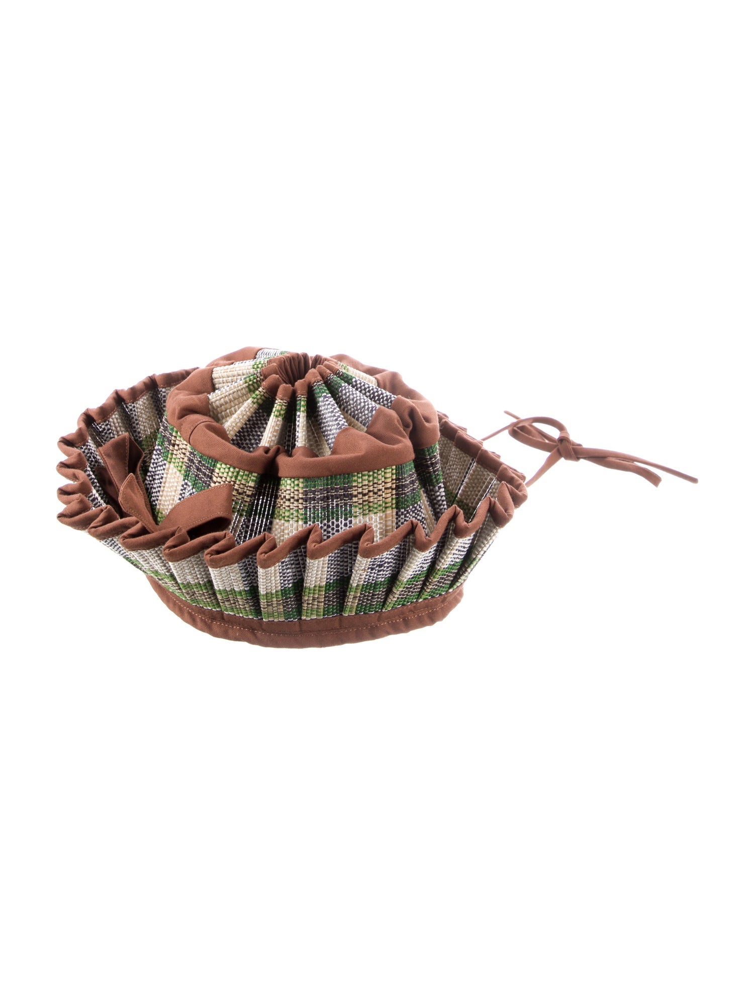 Lorna Murray Pattern Pleated Bucket Hat
