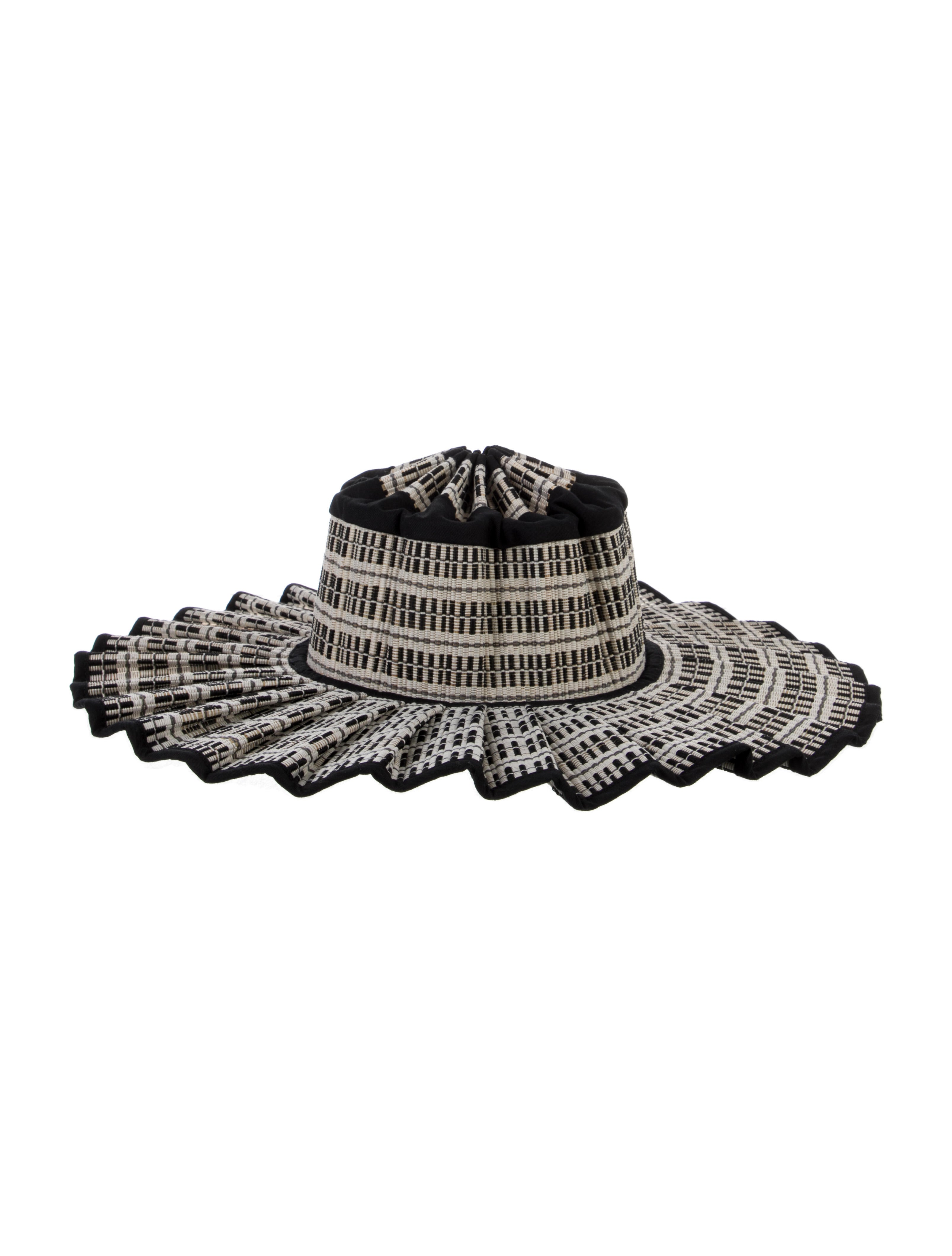 Lorna Murray Pleated Raffia Hat
