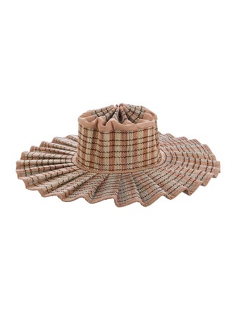 Lorna Murray Straw Pleated Hat