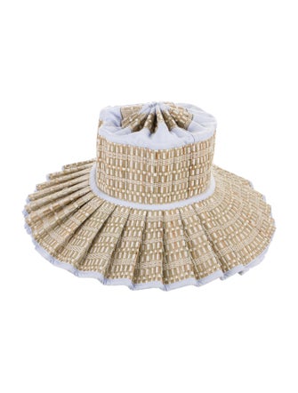 Lorna Murray Pleated Wide Brim Hat