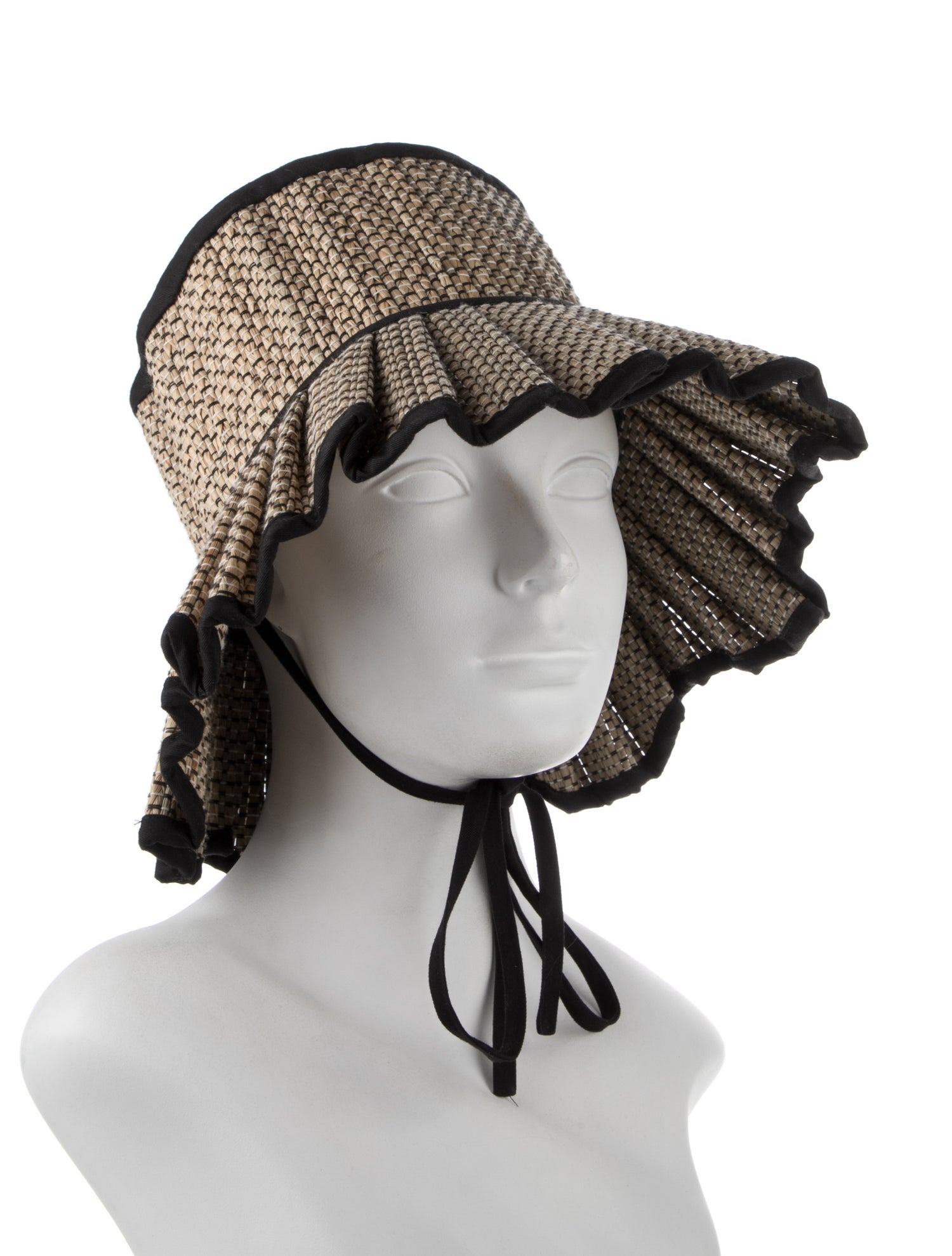 Lorna Murray Pattern Pleated Bucket Hat - Green Hats, Accessories