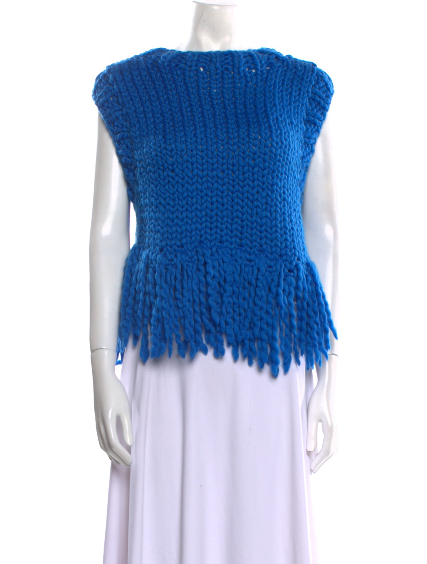 Loopy Mango Merino Wool Bateau Neckline Sweater