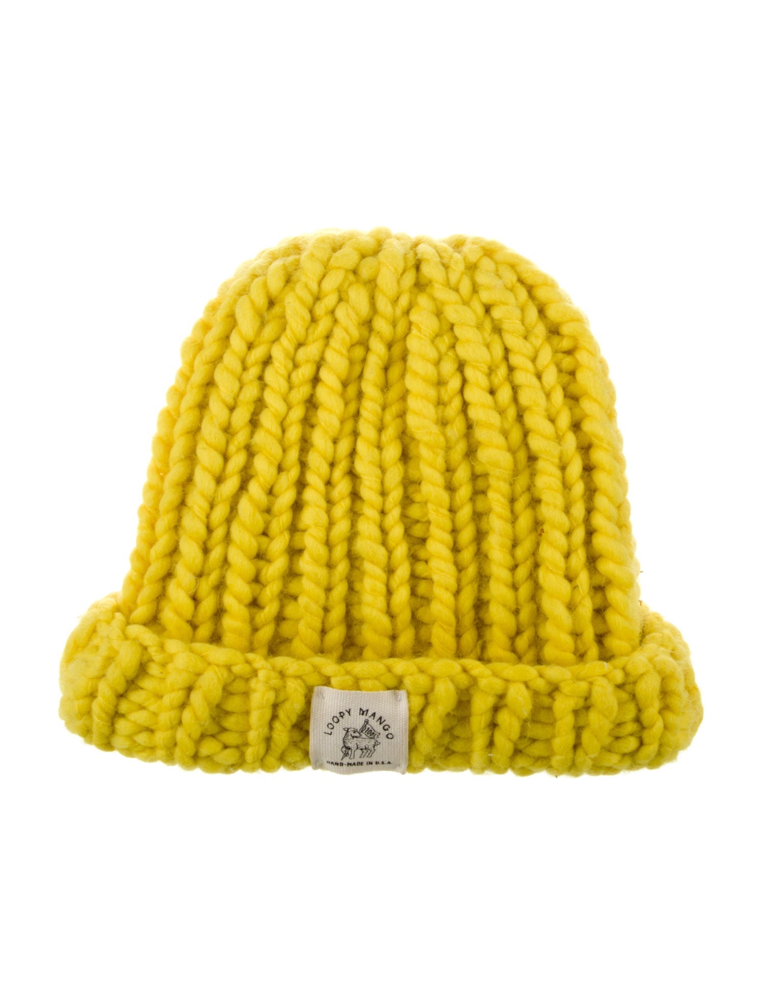 Loopy Mango Knit Beanie