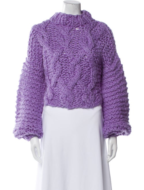 Loopy Mango Merino Wool Mock Neck Sweater