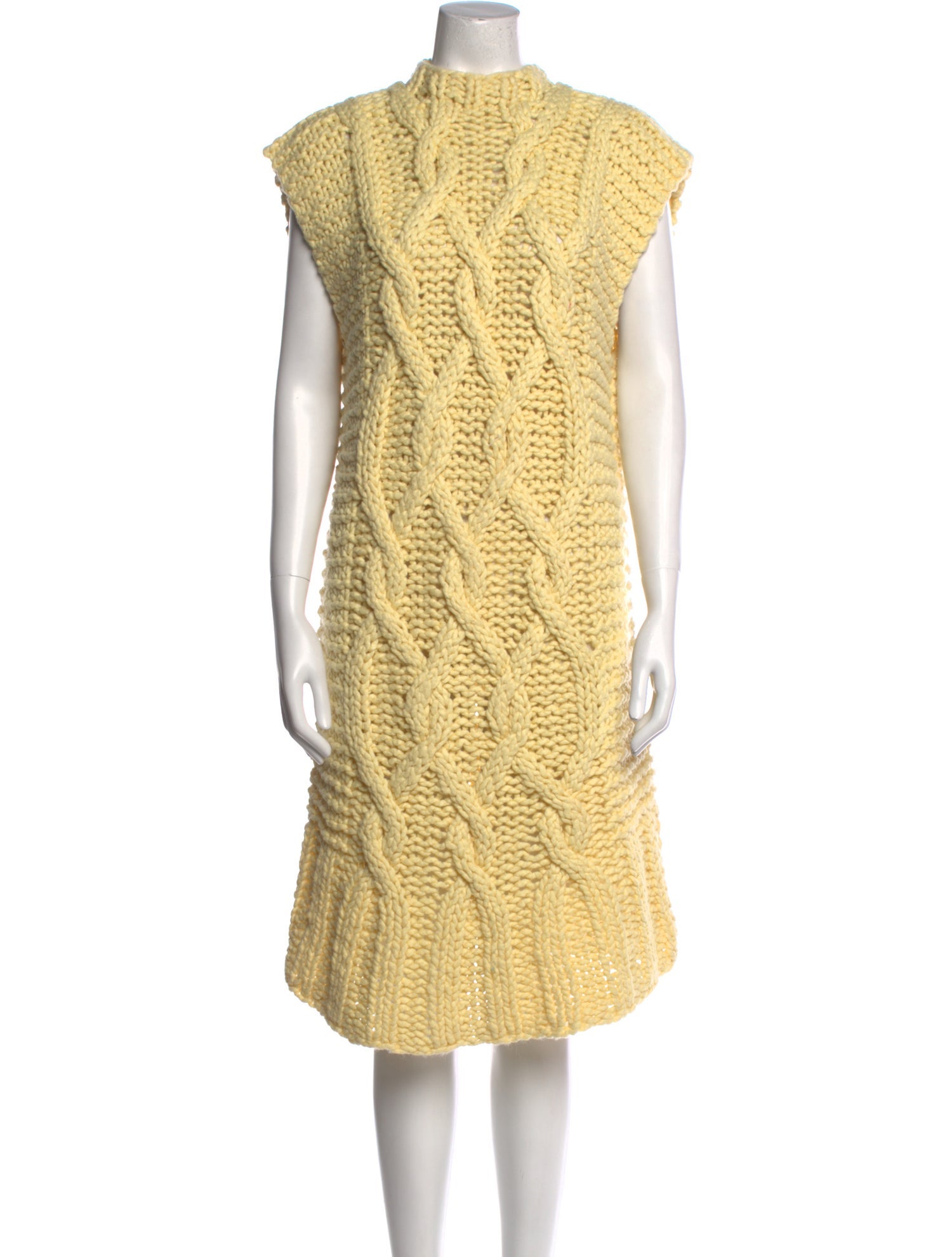 Loopy Mango Merino Wool Knee-Length Dress