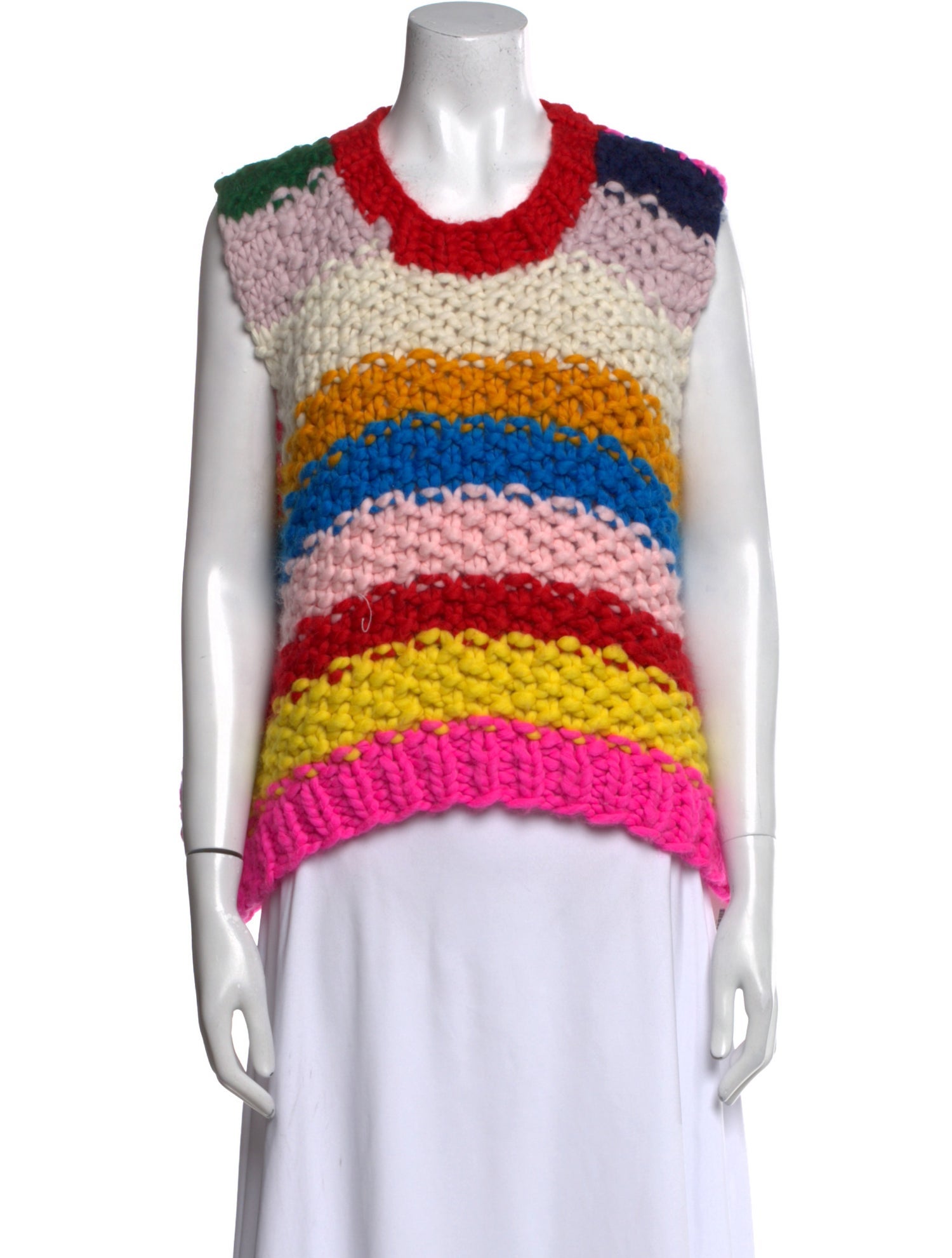 Loopy Mango Merino Wool Striped Sweater