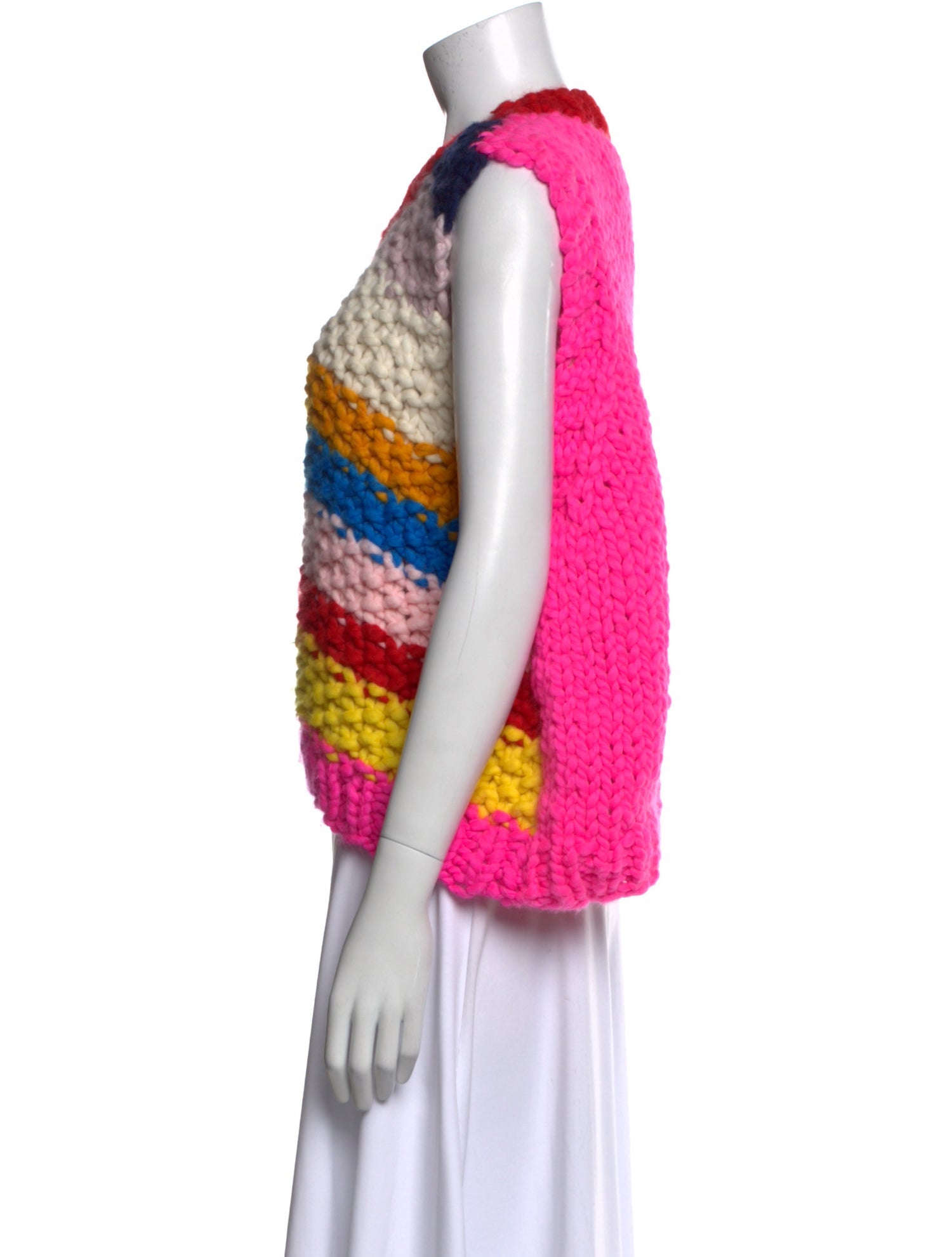 Loopy Mango Merino Wool Striped Sweater