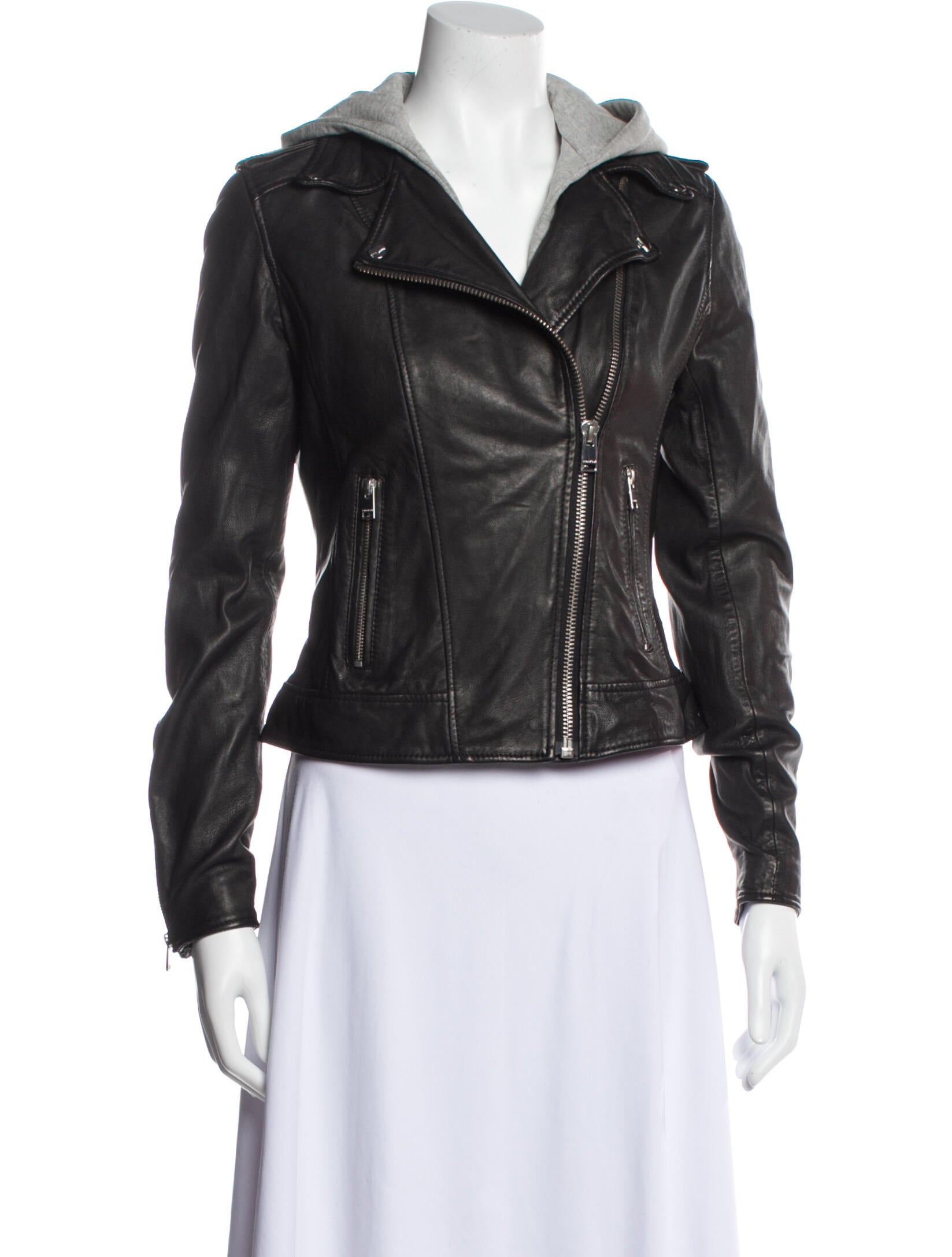 Lamarque Leather Biker Jacket w/ Tags Black Jackets, Clothing