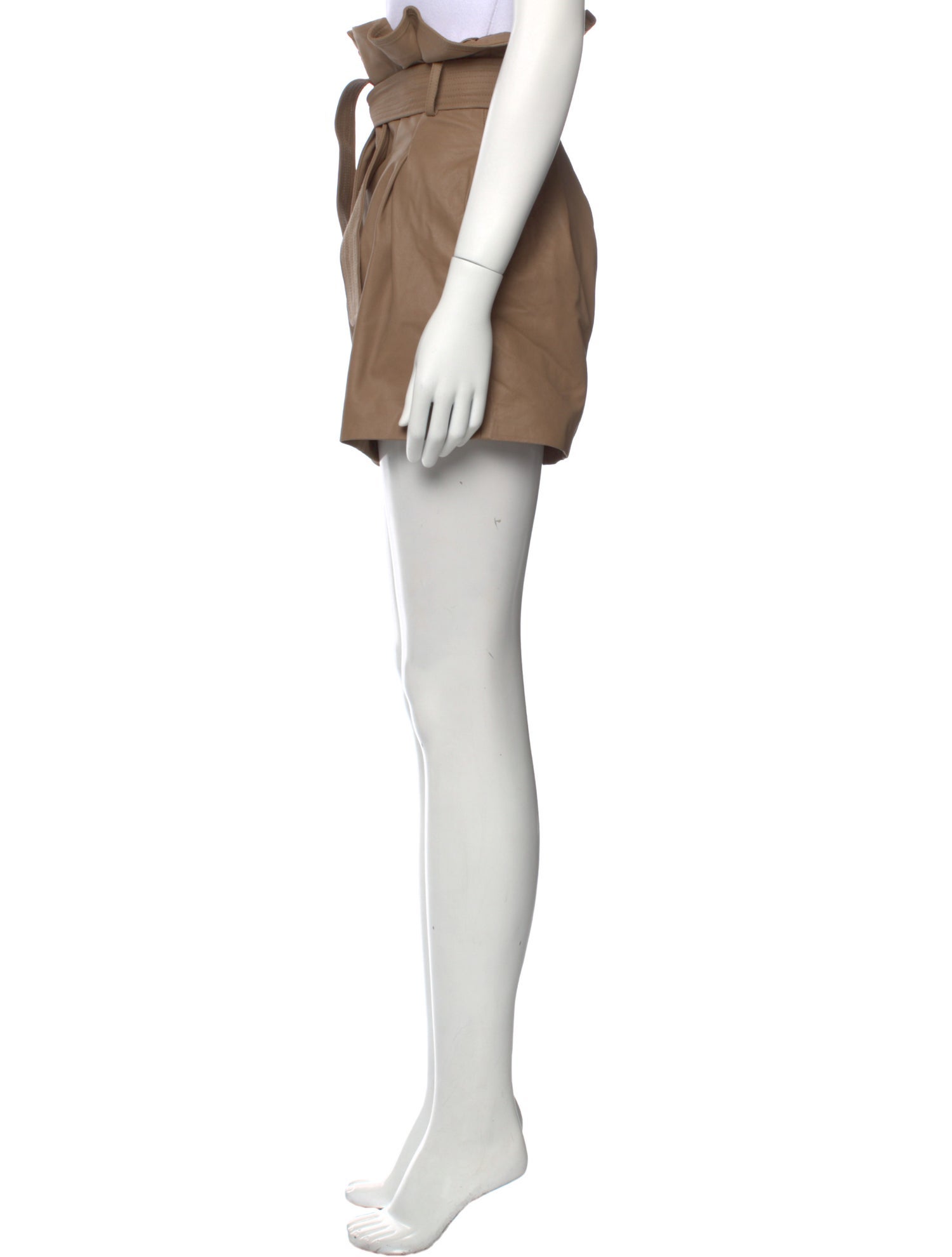 Lamarque Leather Mini Shorts