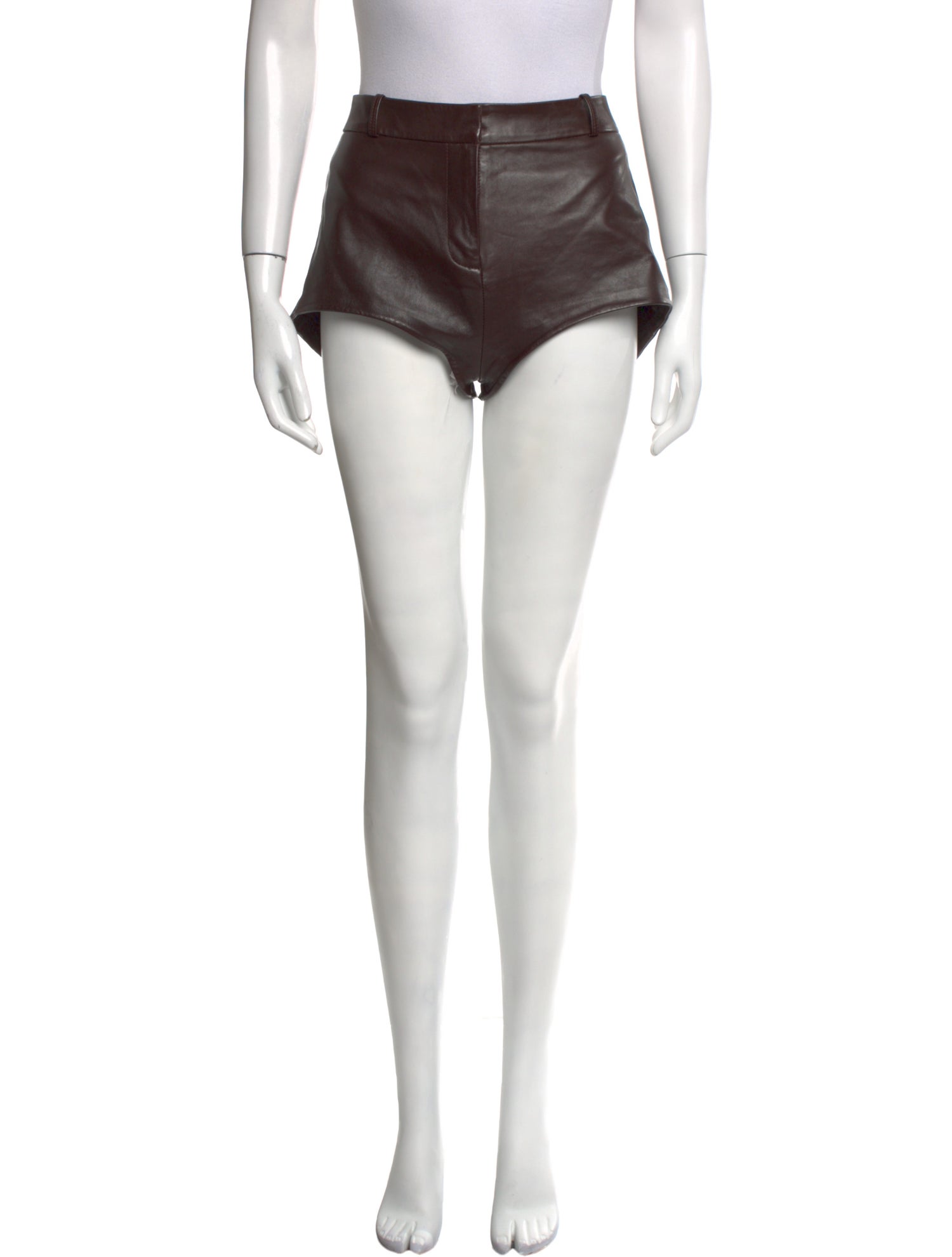 Lamarque Leather Mini Shorts