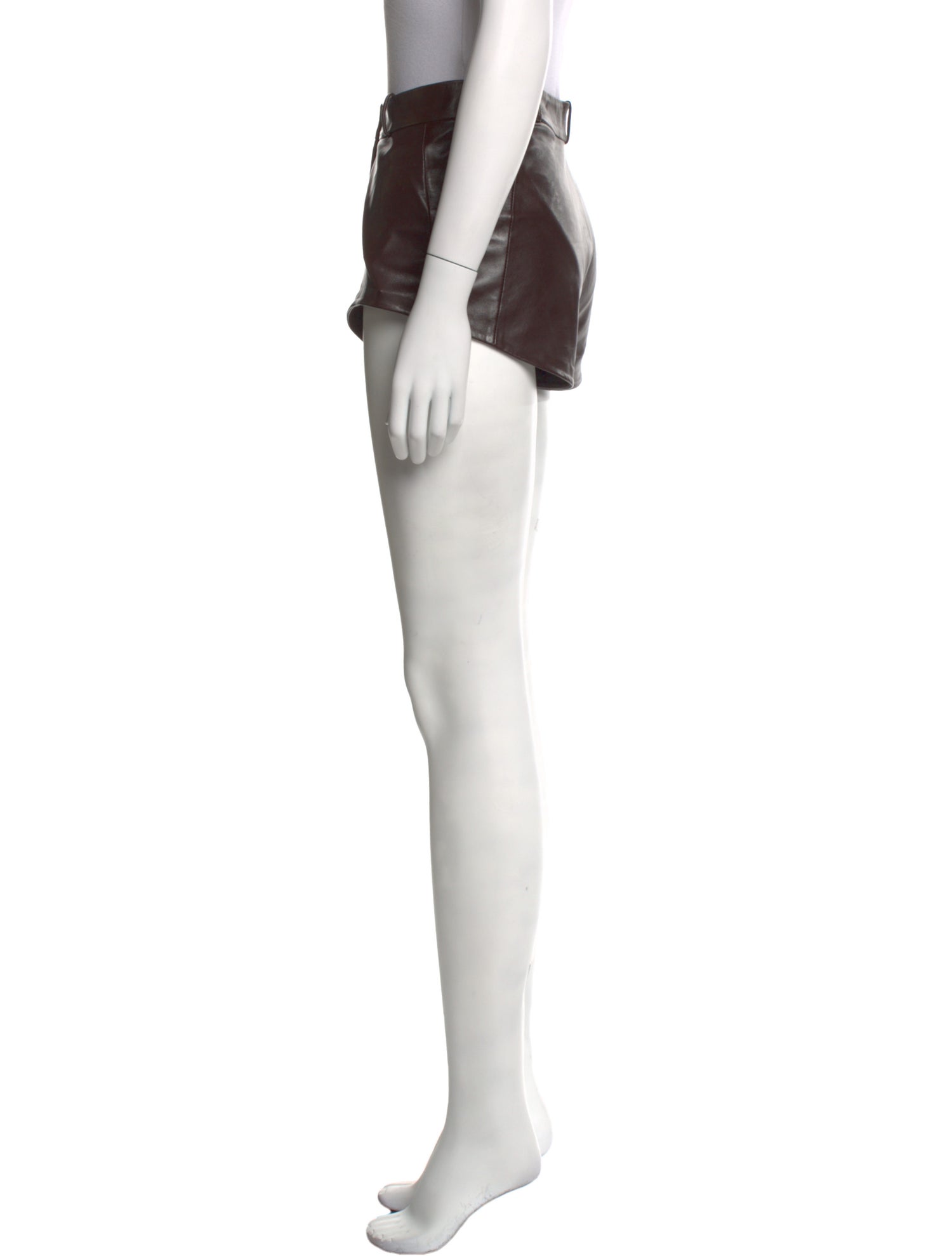 Lamarque Leather Mini Shorts