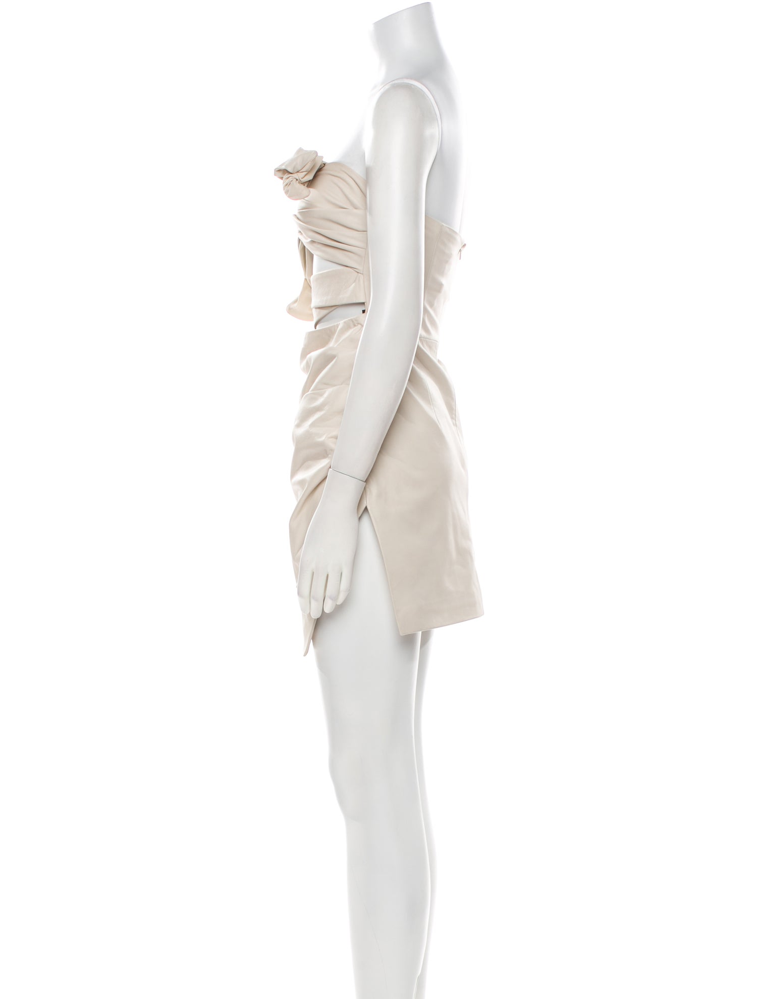 Lamarque Lamb Leather Mini Dress