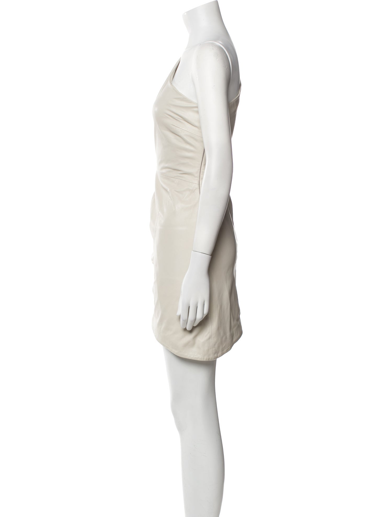 Lamarque Lamb Leather Mini Dress w/ Tags