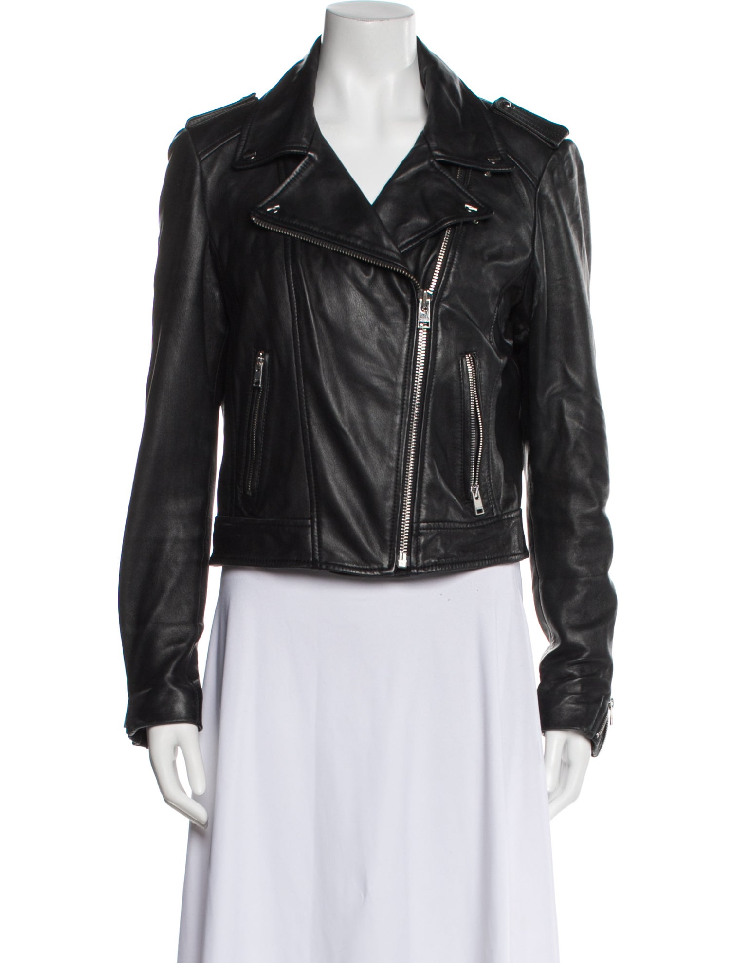 Lamarque Leather Biker Jacket