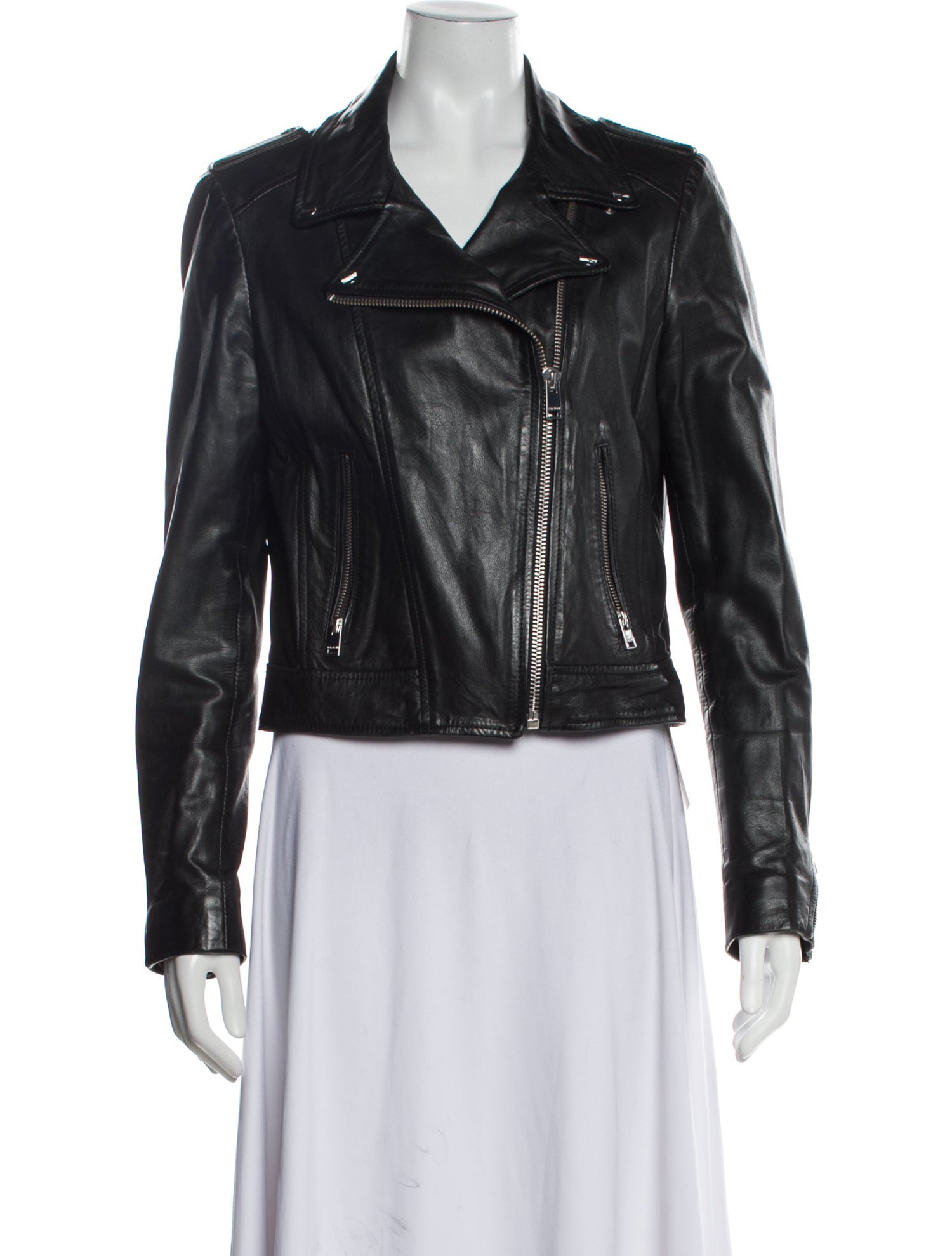Lamarque Leather Biker Jacket
