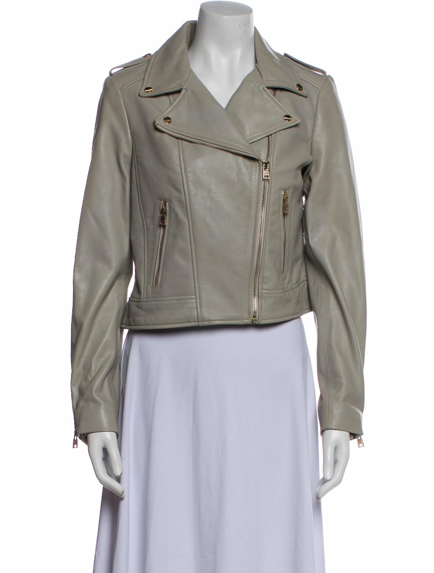 Lamarque Leather Biker Jacket