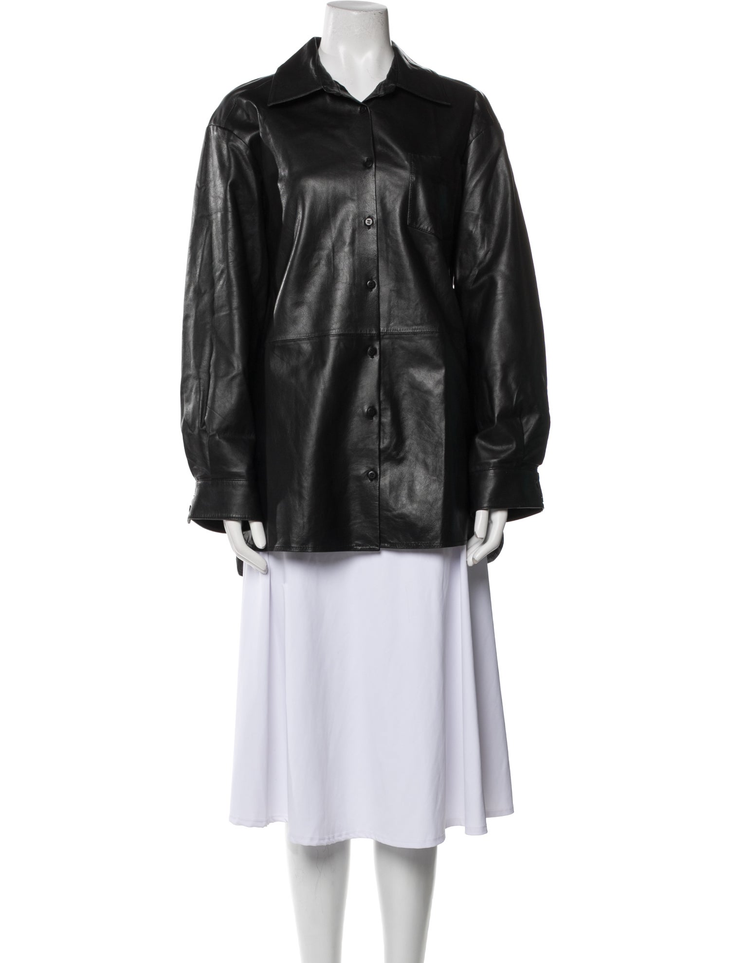 Lamarque Leather Coat w/ Tags