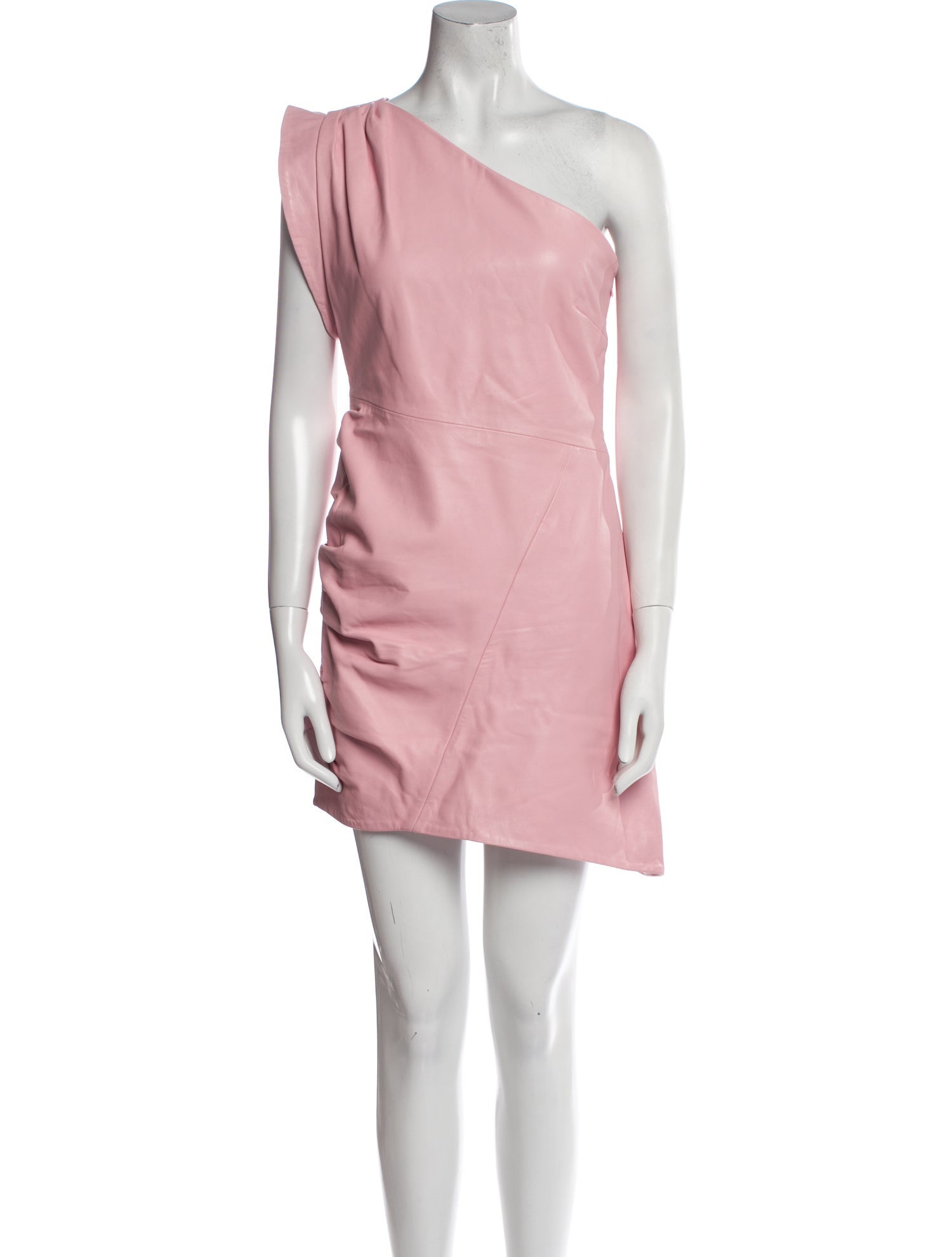 Lamarque Lamb Leather Mini Dress