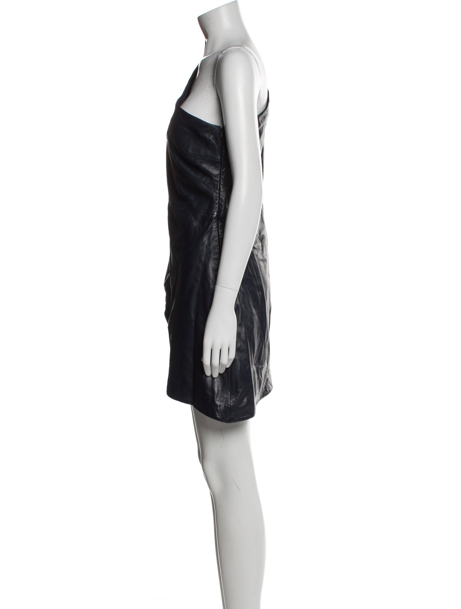 Lamarque Lamb Leather Mini Dress