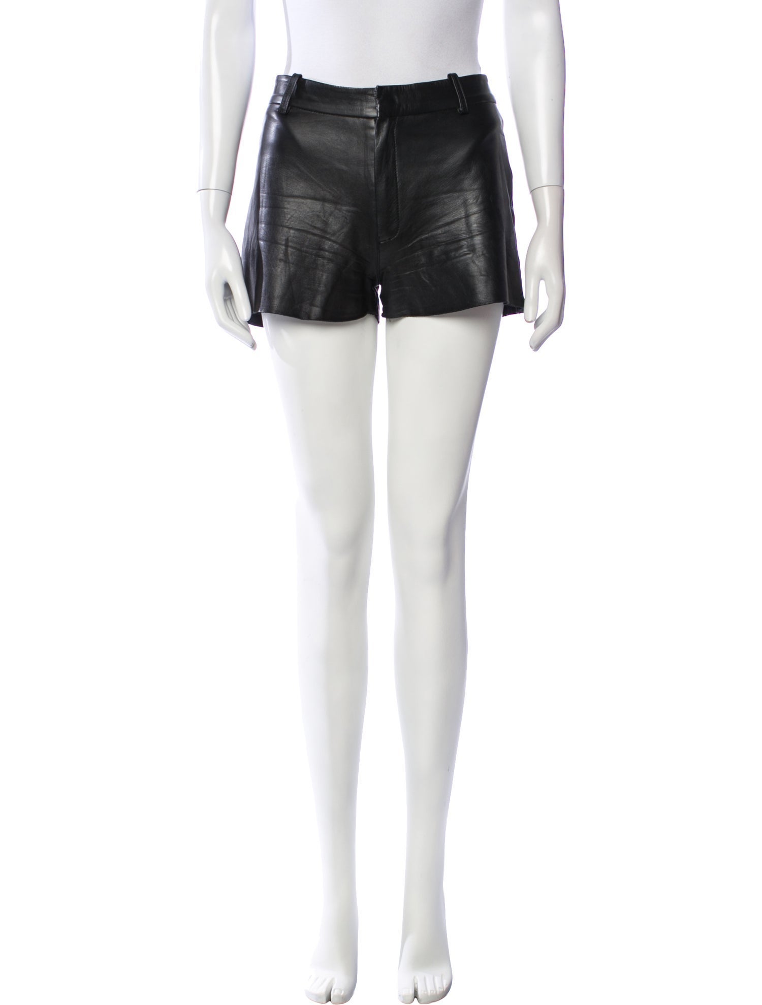Lamarque Leather Mini Shorts