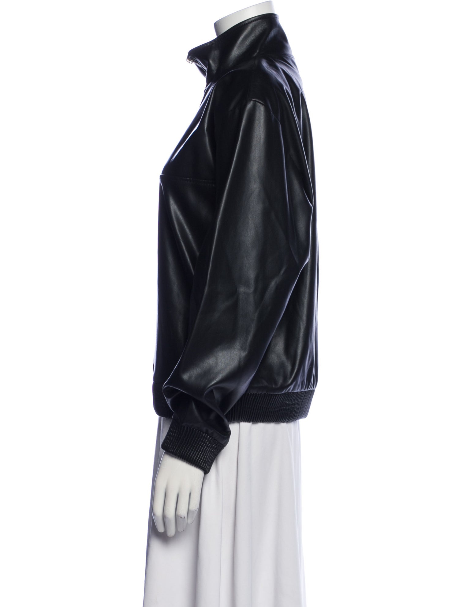 Lamarque Leather Bomber Jacket