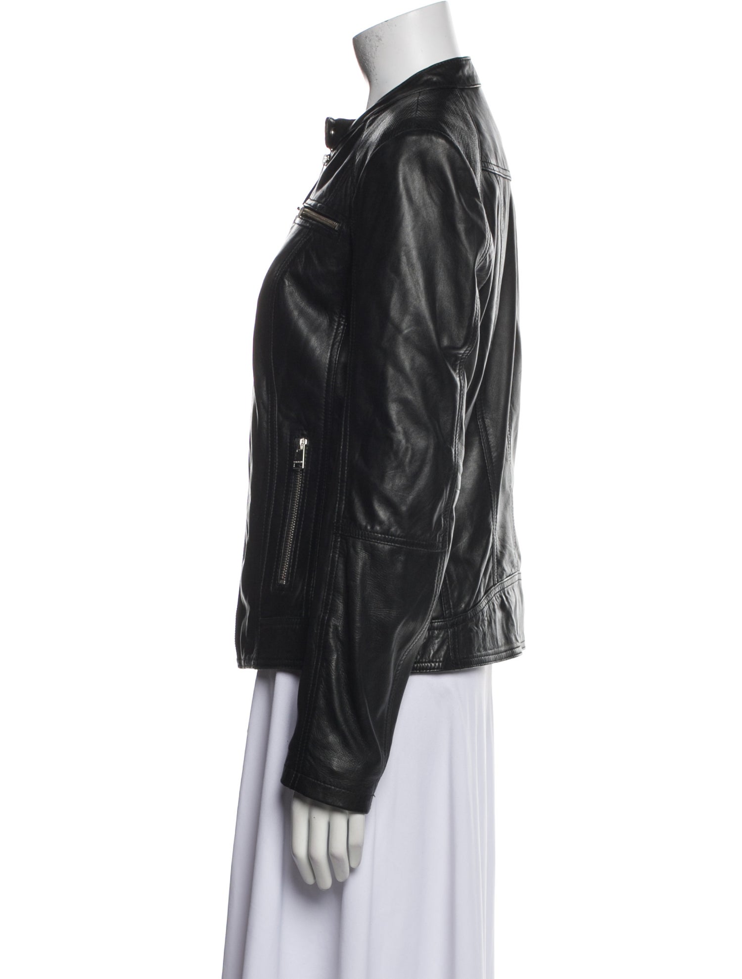 Lamarque Leather Biker Jacket