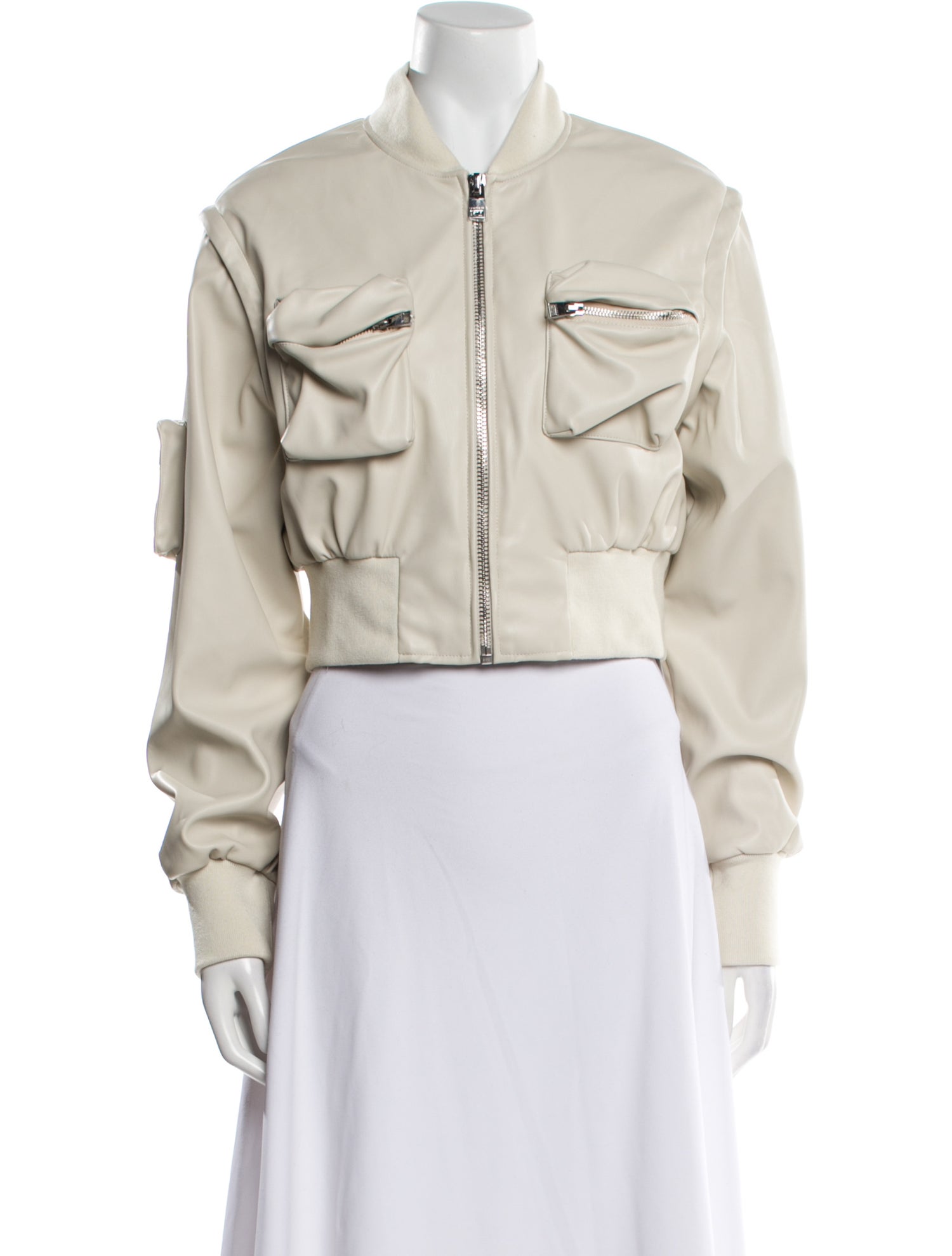 Lamarque Leather Bomber Jacket