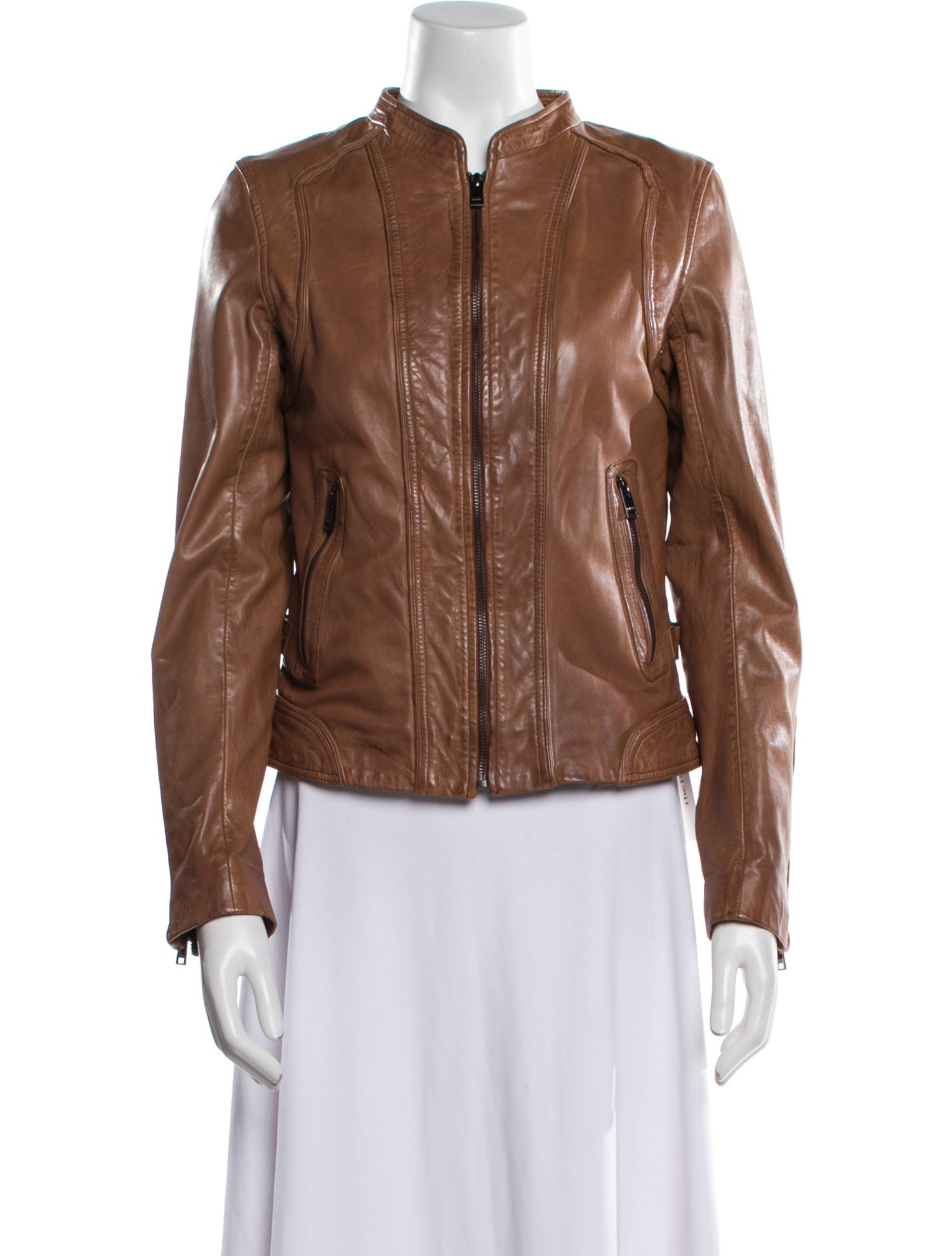 Lamarque Leather Biker Jacket w/ Tags