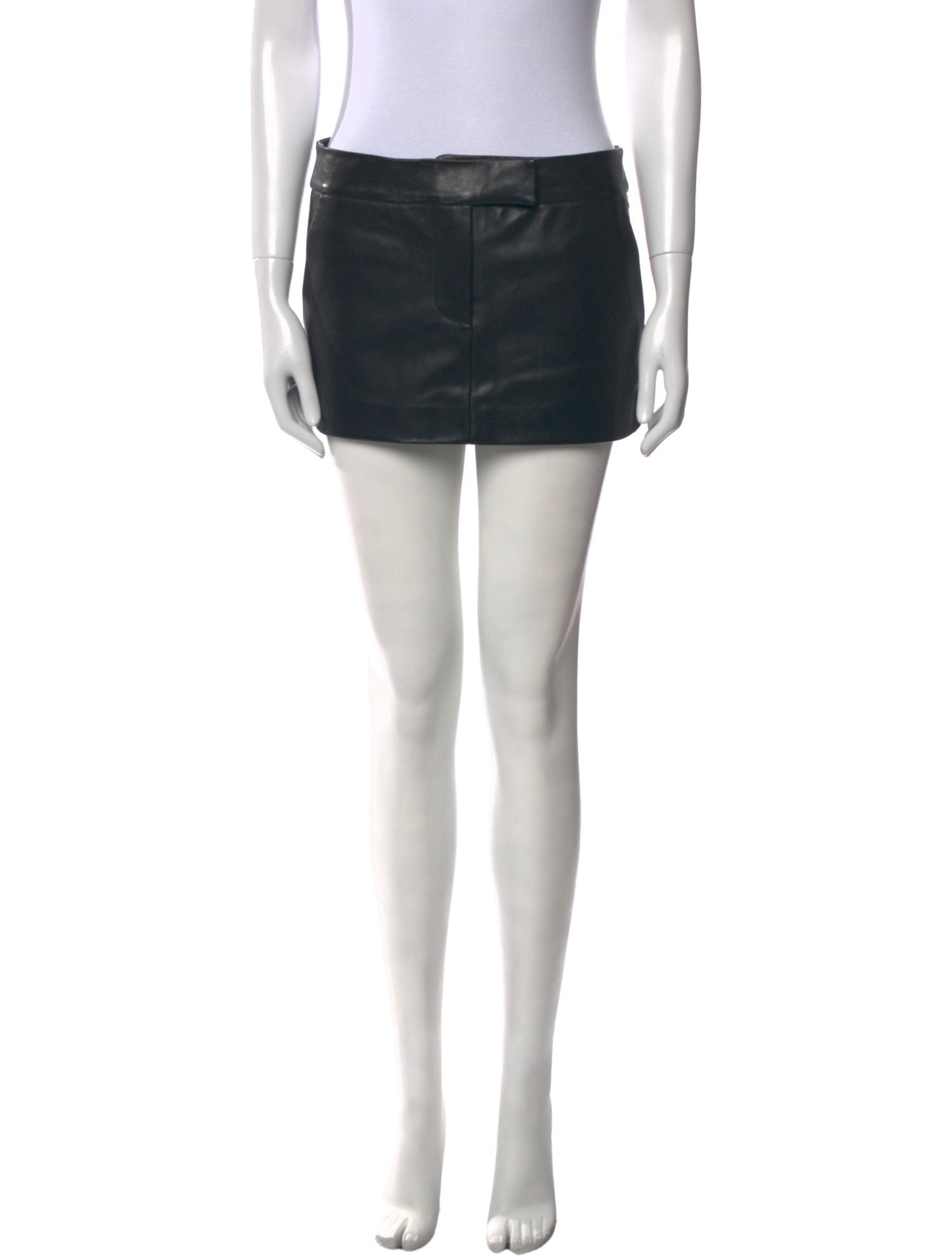 Lamarque Leather Mini Skirt