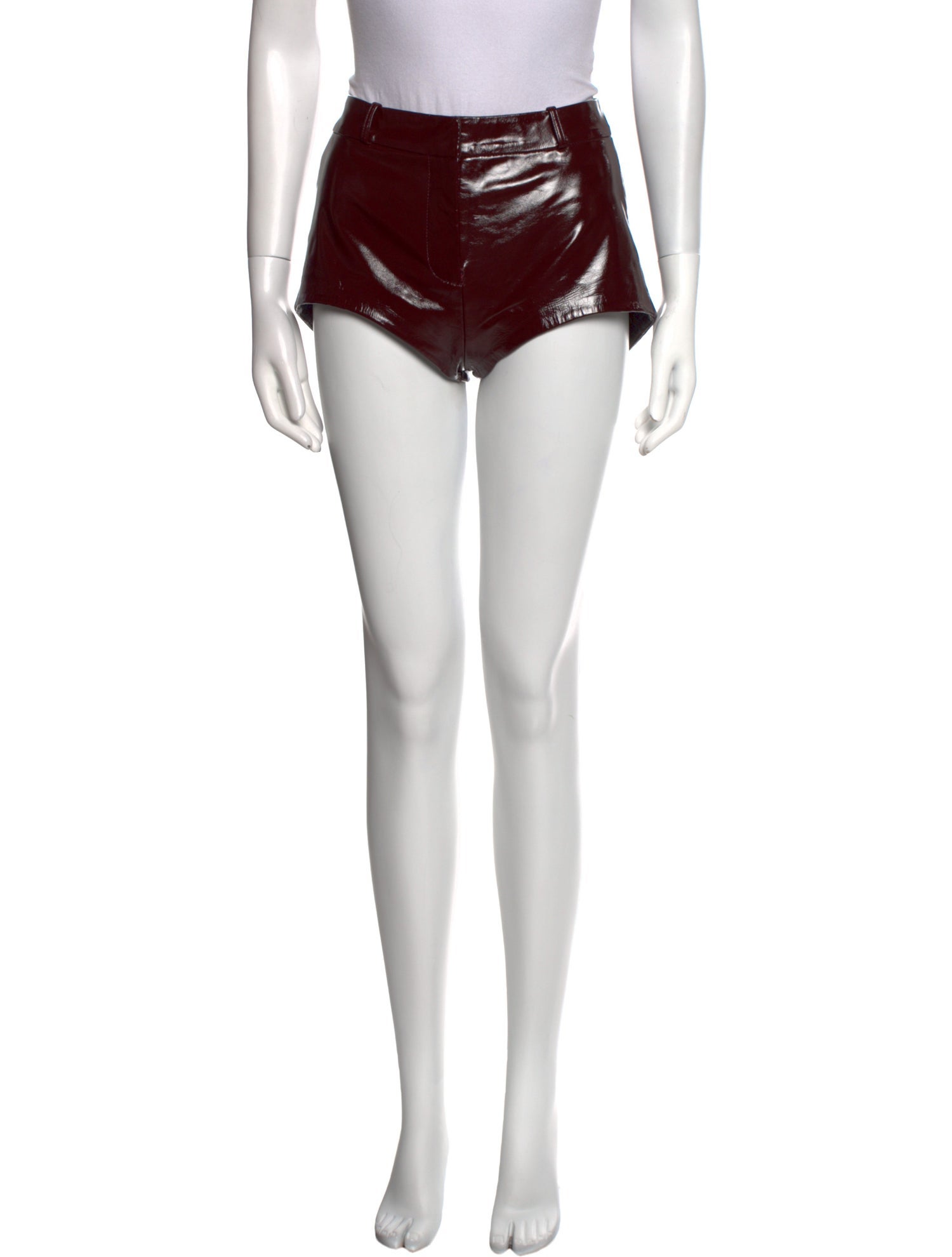 Lamarque Leather Mini Shorts