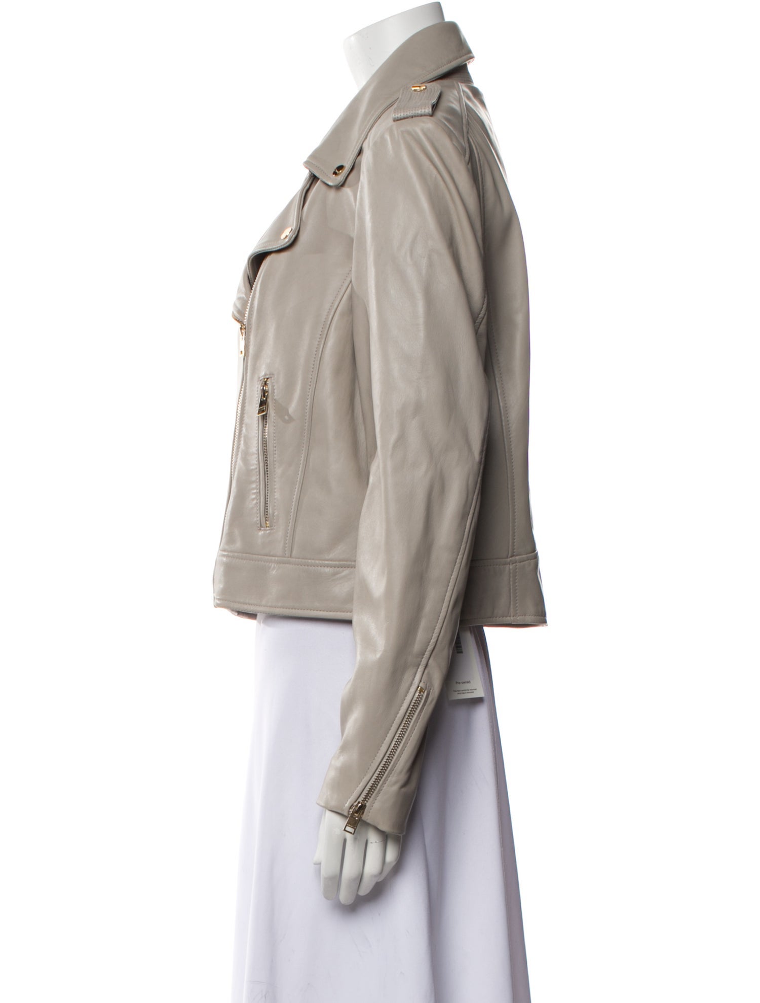 Lamarque Lamb Leather Biker Jacket