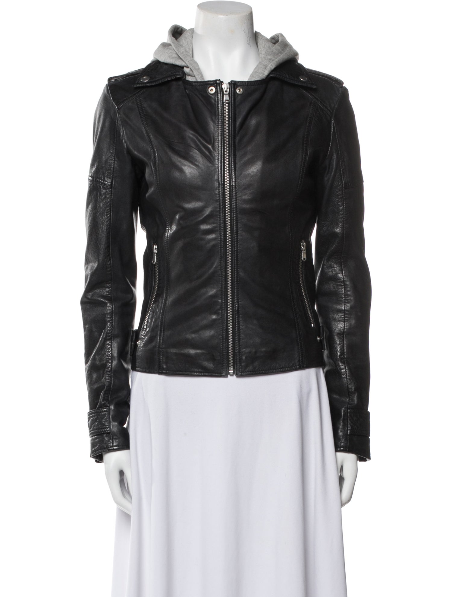 Lamarque Leather Biker Jacket