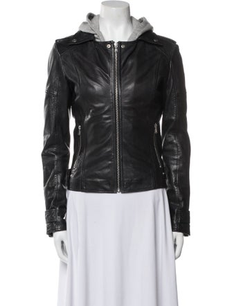 Lamarque Leather Biker Jacket