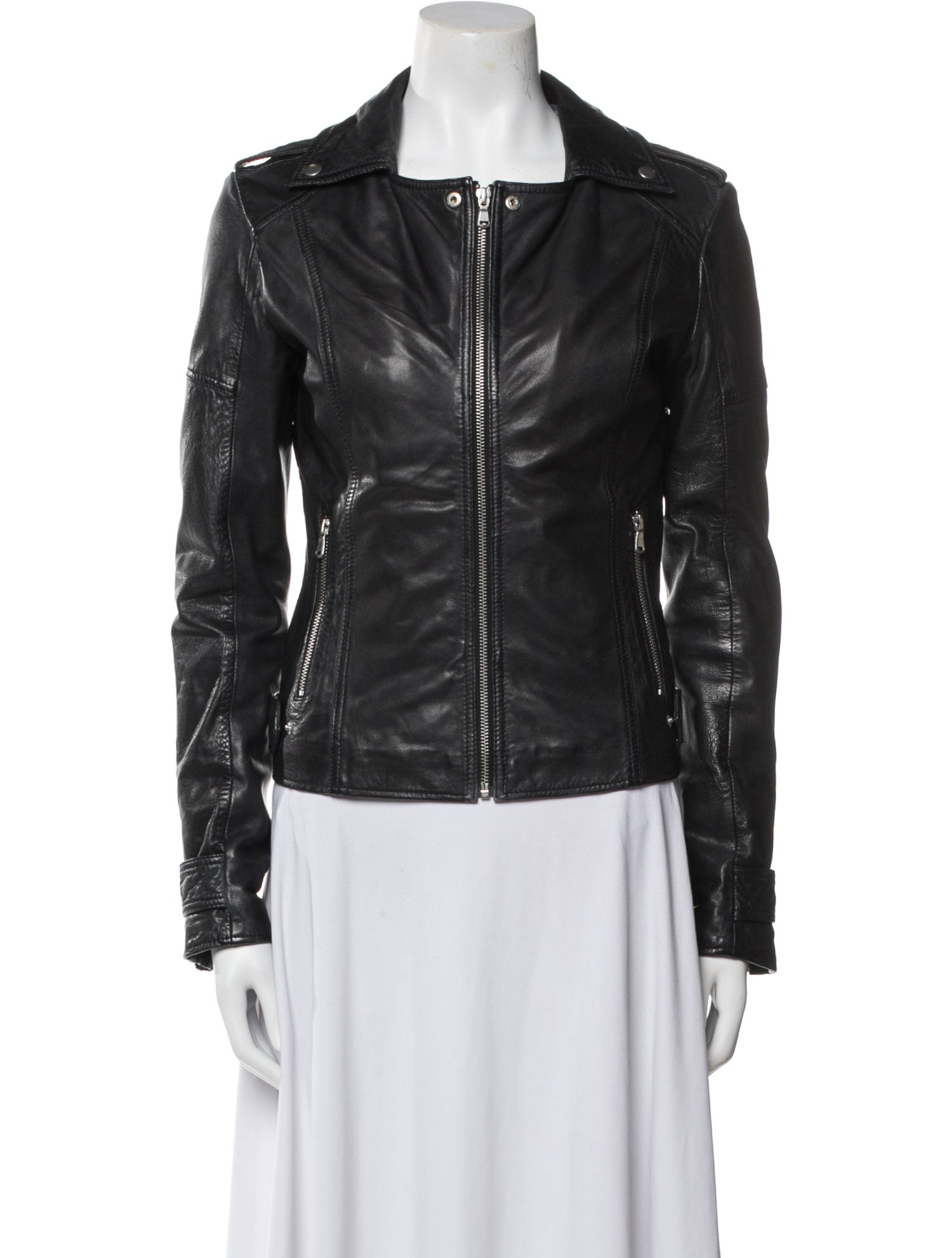 Lamarque Leather Biker Jacket