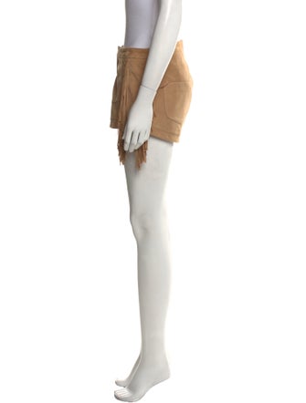 Lamarque Leather Mini Shorts