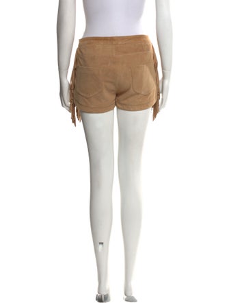 Lamarque Leather Mini Shorts