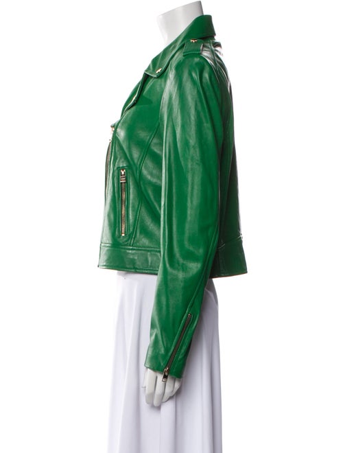 Lamarque Lamb Leather Biker Jacket