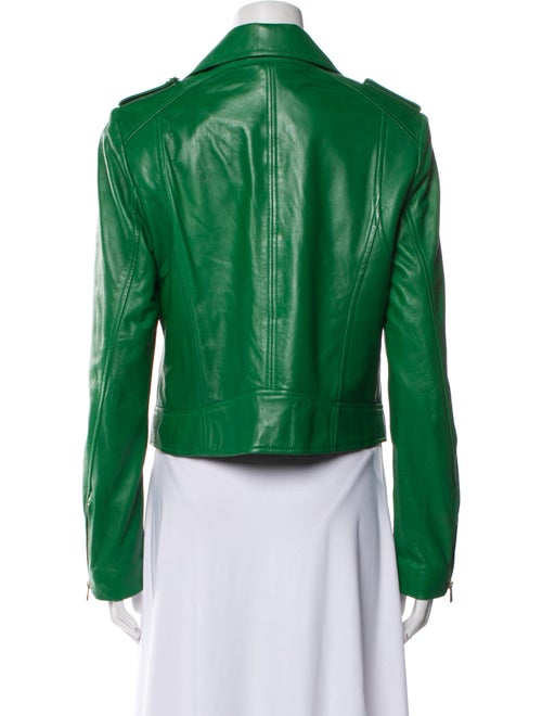 Lamarque Lamb Leather Biker Jacket