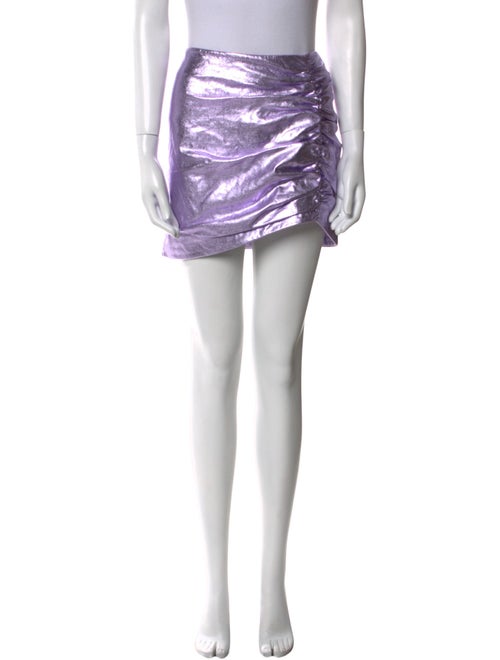 Lamarque Leather Mini Skirt
