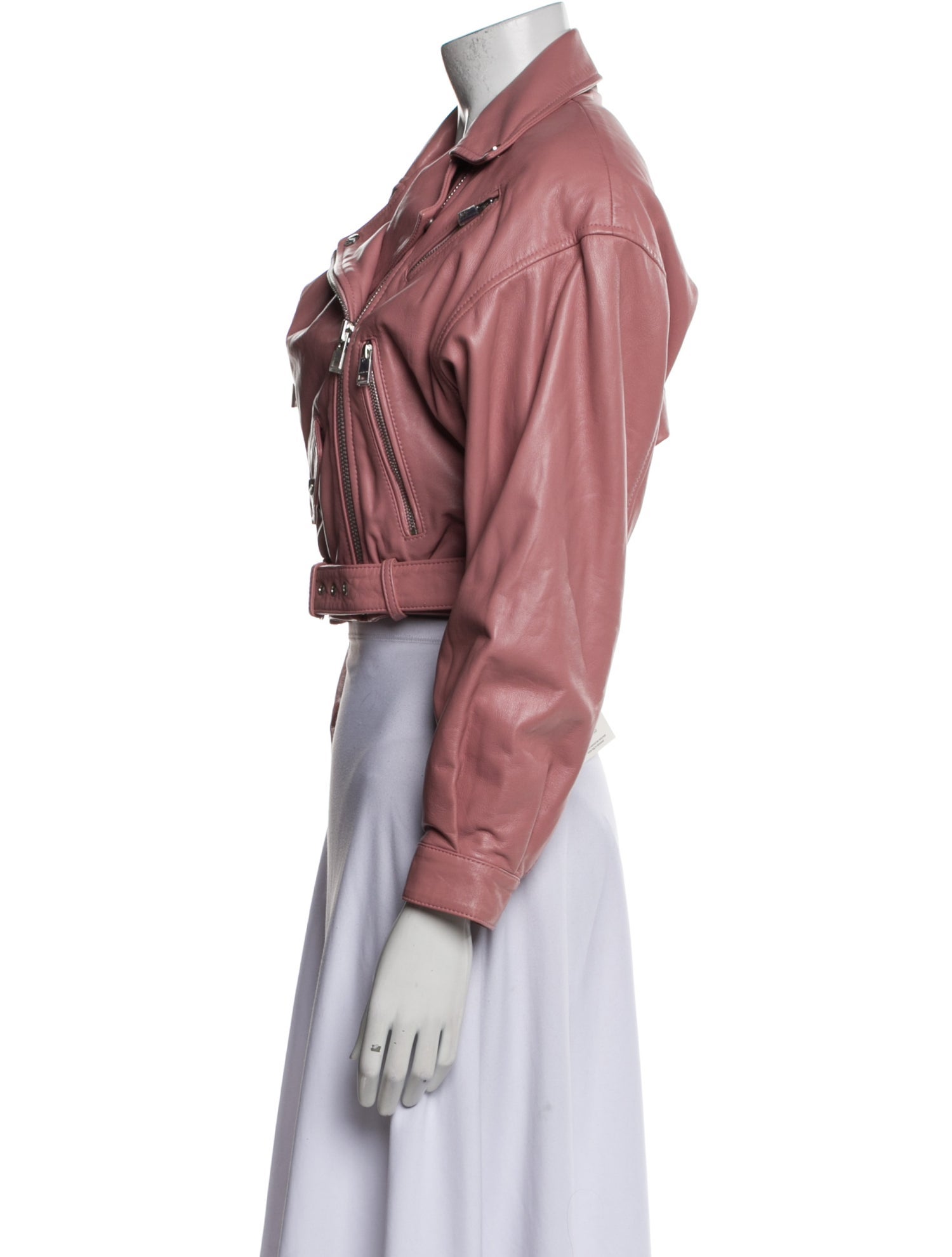 Lamarque Lamb Leather Biker Jacket