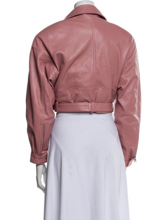 Lamarque Lamb Leather Biker Jacket
