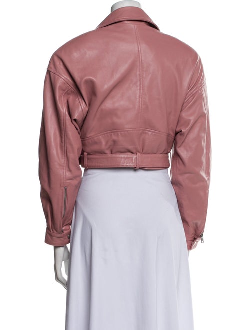 Lamarque Lamb Leather Biker Jacket