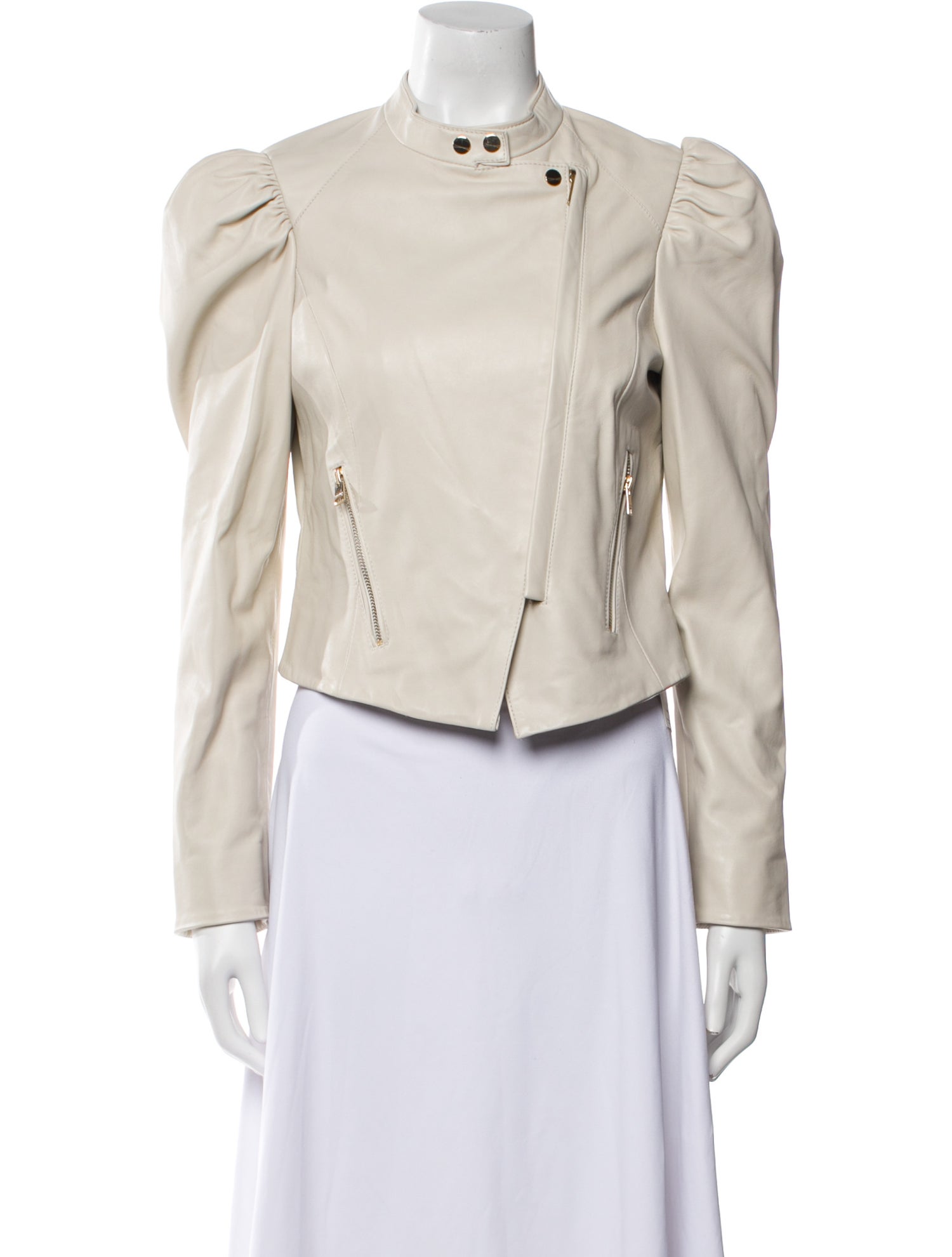 Lamarque Lamb Leather Biker Jacket